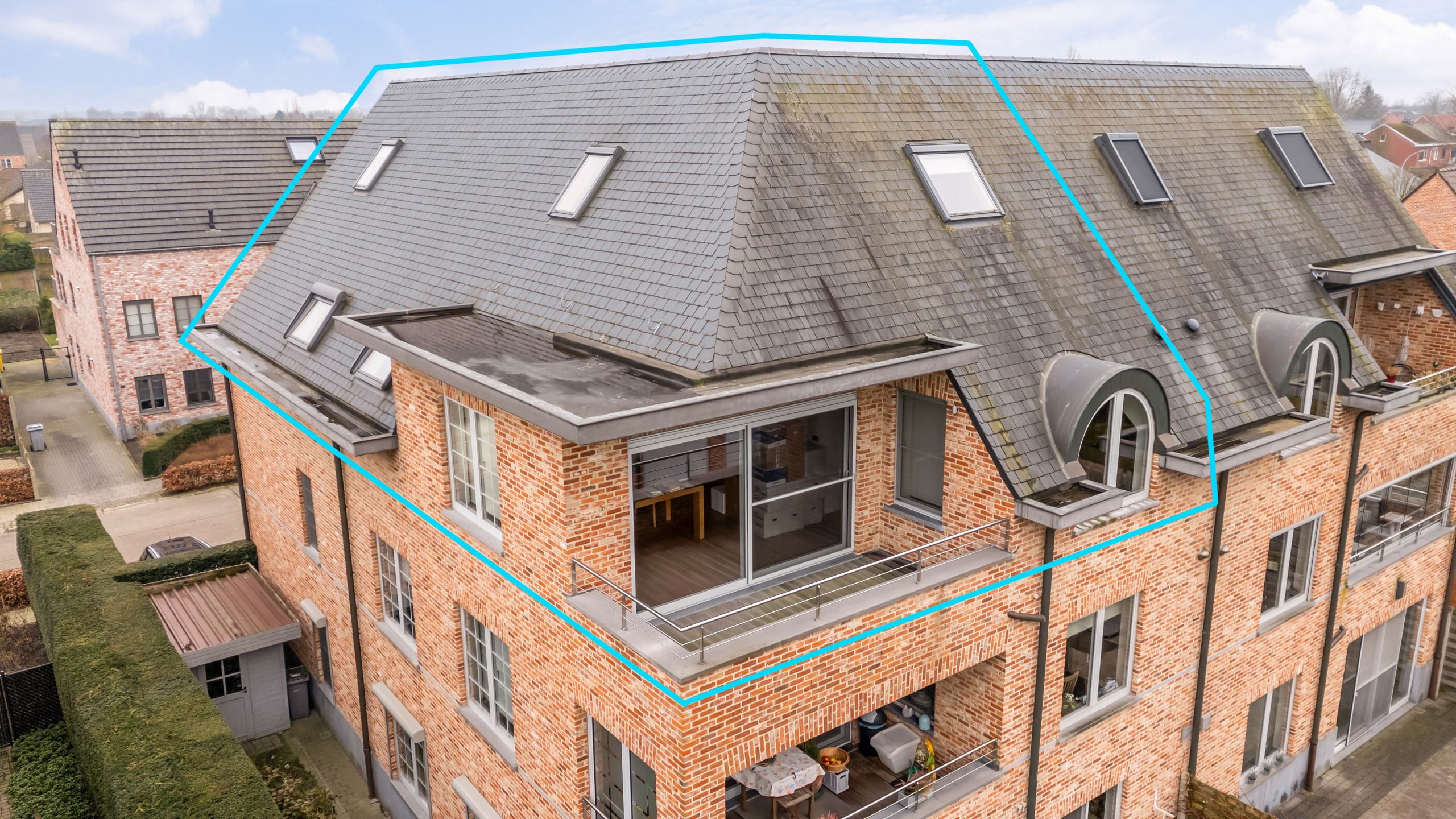 Ruim duplex-penthouse met 4 slpk, 2 (dak) terrassen en vrij uitzicht te Hoogstraten! foto 38