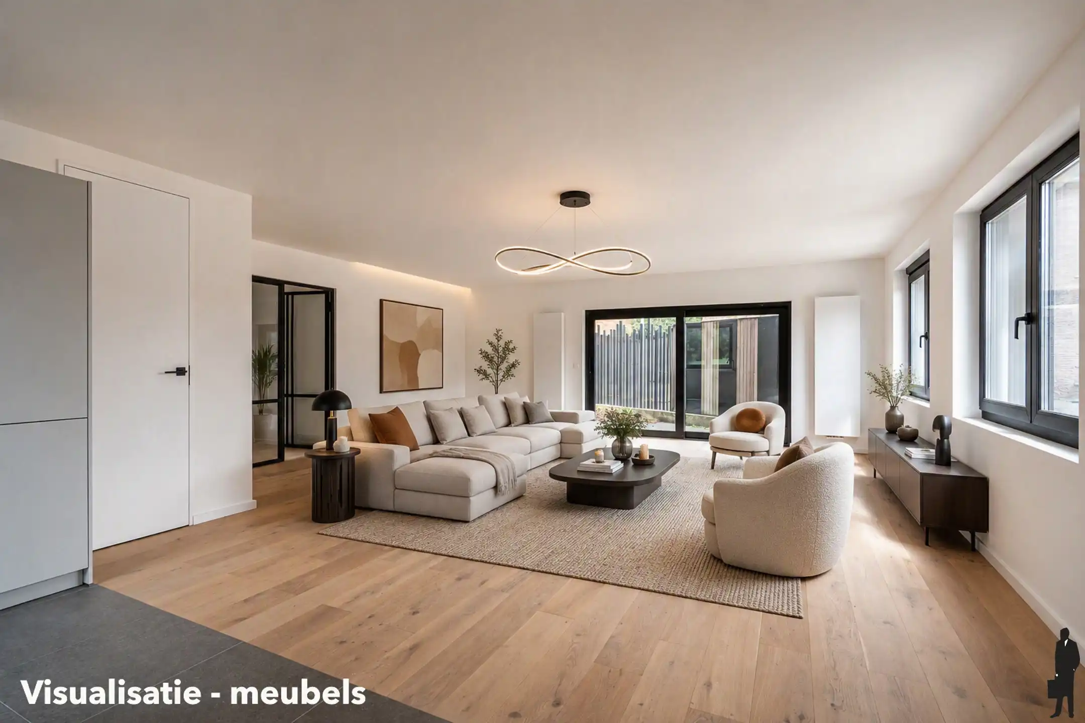 Nieuw, lichtrijk appartement - gelijkvloers, tuin, parking foto 2