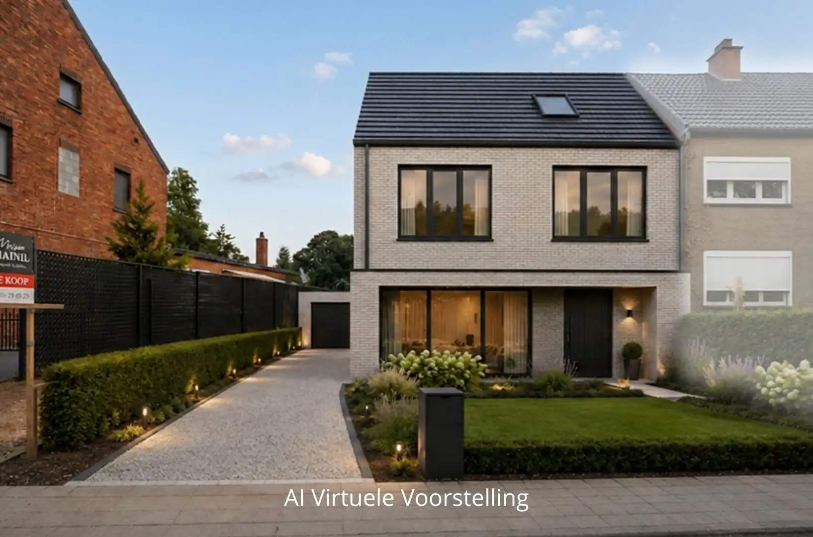 Rustig gelegen bouwgrond van 591 m² voor halfopen bebouwing in Paal foto {{pictureIndex}}