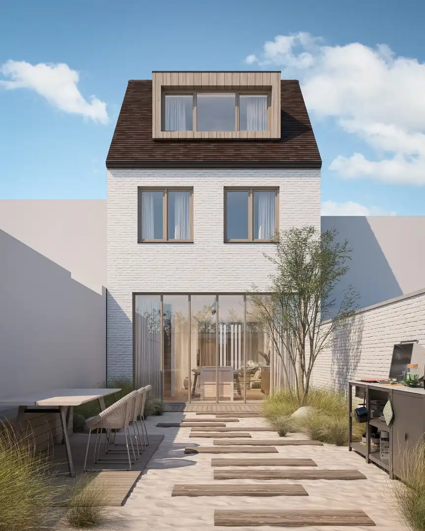 Unieke kustwoning in uitvoering met duinentuin — Oud-Knokke. foto 9