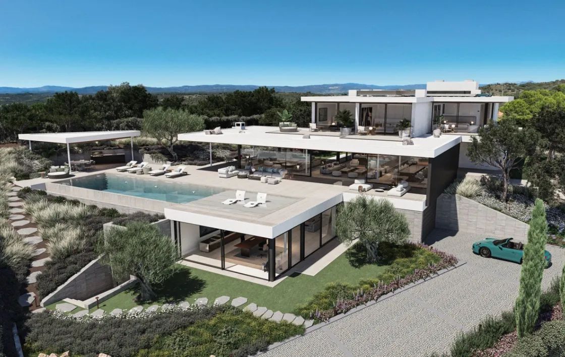 Indrukwekkende villa met adembenemend uitzicht op de Middellandse Zee, Gibraltar en Noord-Afrika foto {{pictureIndex}}