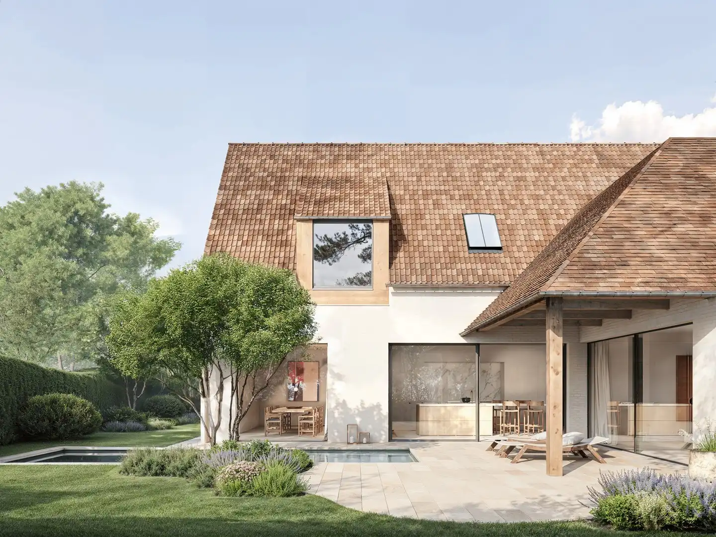 Prachtige nieuwbouwvilla op een zeldzame ligging in hartje Zoute aan de Magere Schorre. foto 3