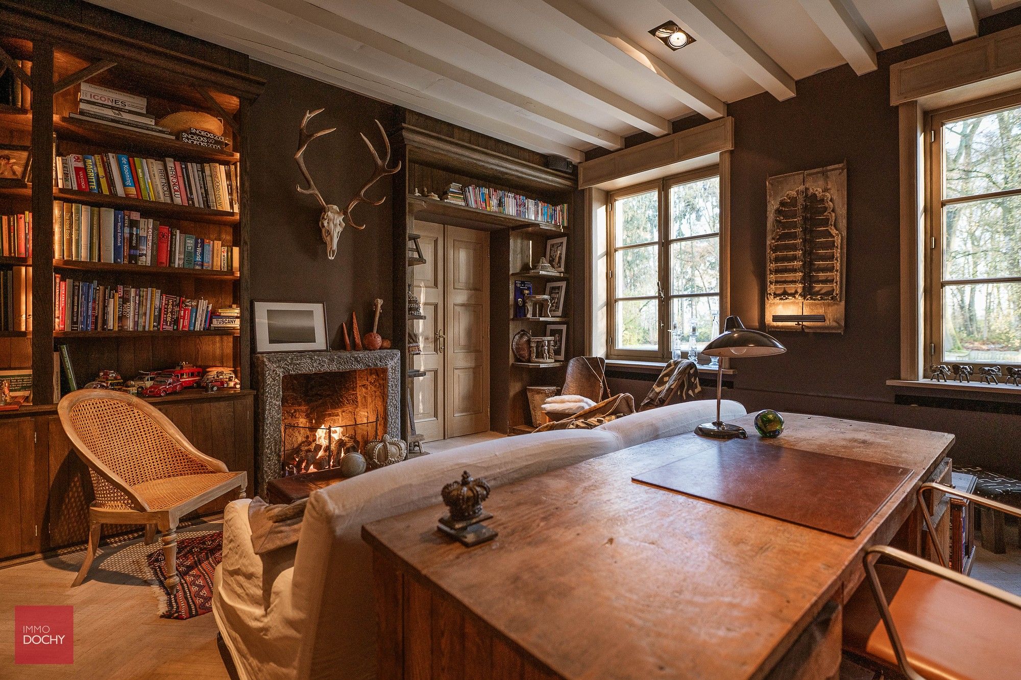 Instapklaar villa-landhuis in landelijke omgeving (arch. Lionel Jadot) foto 11