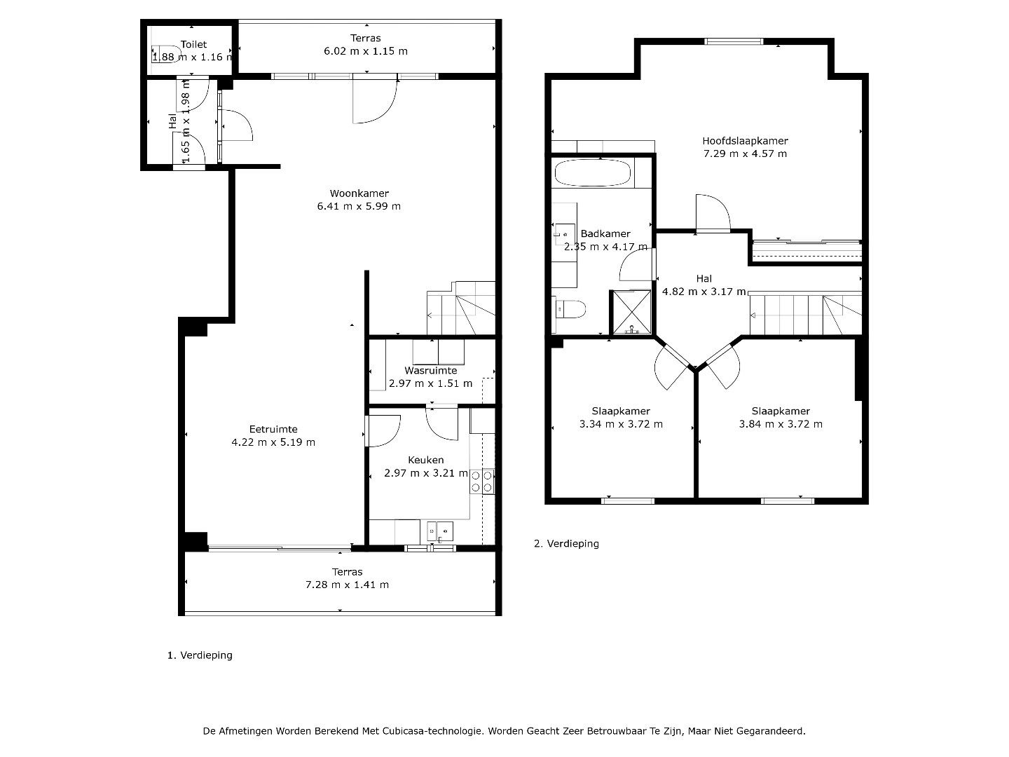 INSTAPKLAAR DUPLEX-APPARTEMENT MET 3 SLPKS EN 2 TERRASSEN TE REKEM !  foto 20