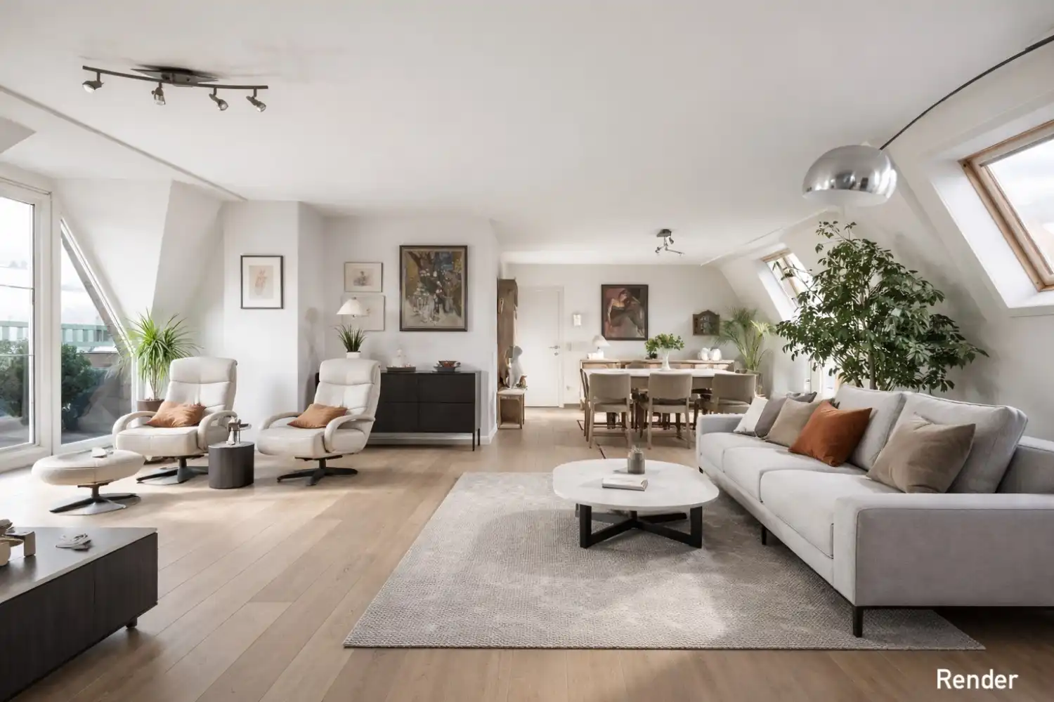 Fantastische penthouse met 3 slaapkamers en mooi, open zicht foto {{pictureIndex}}