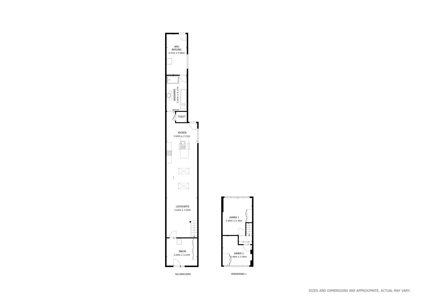 Instapklare gerenoveerde starterswoning met 2 slpks en oostgerichte tuin (500m2) foto 25