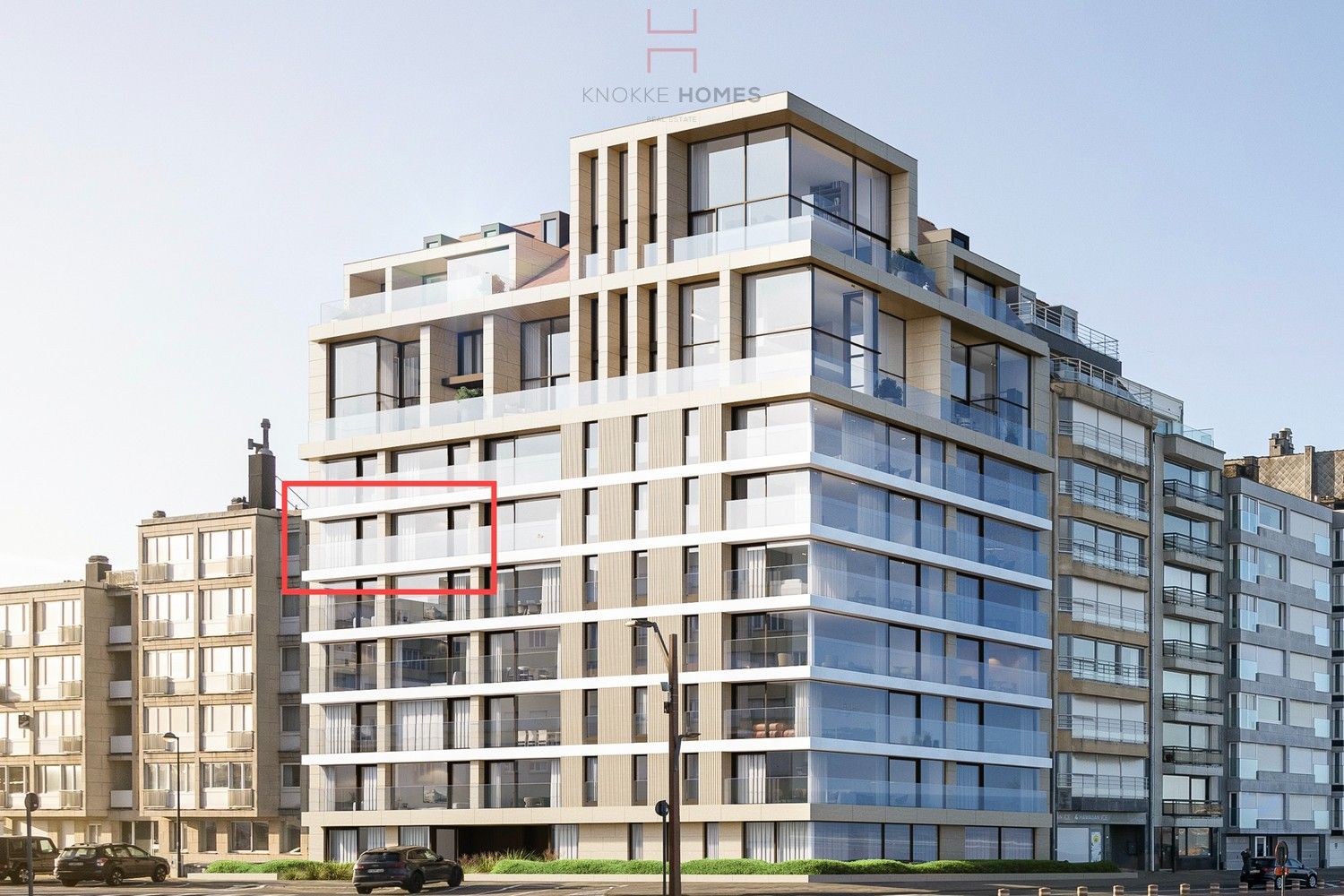 Nieuwbouw 3 slaapkamer appartement met prachtig zijdelings zeezicht in Knokke foto 1