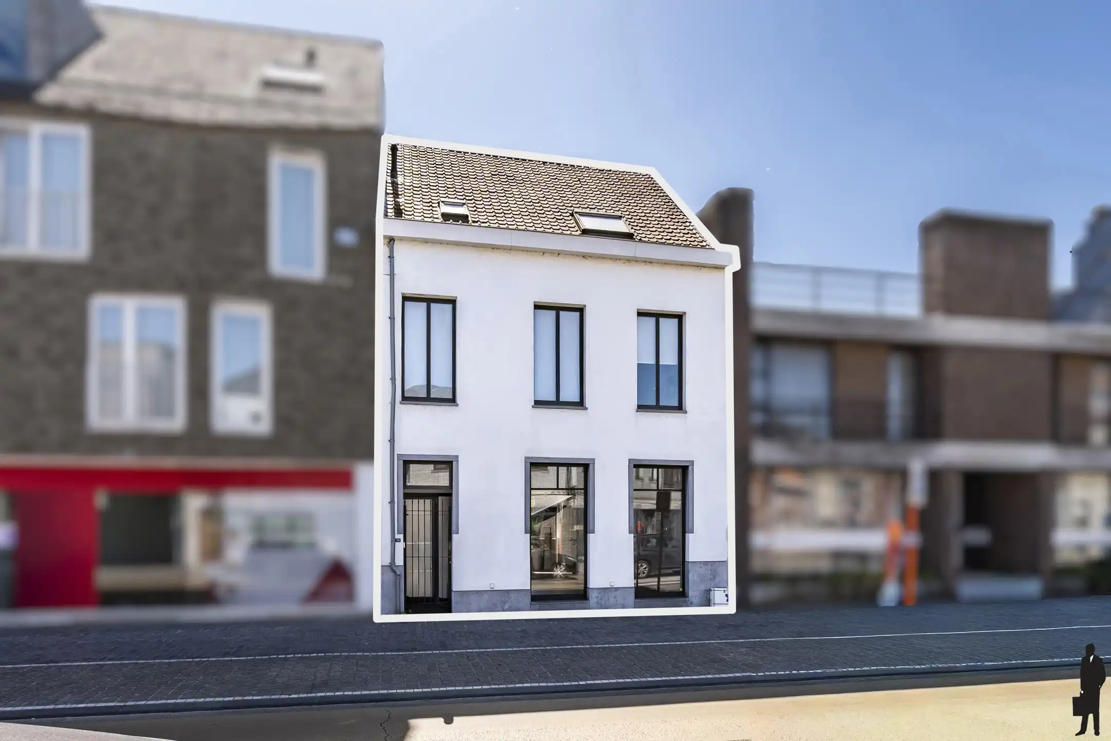 Hoofdfoto van de publicatie: Zonnige stadswoning met riante tuin - 3 à 5 slpk., 5 étages