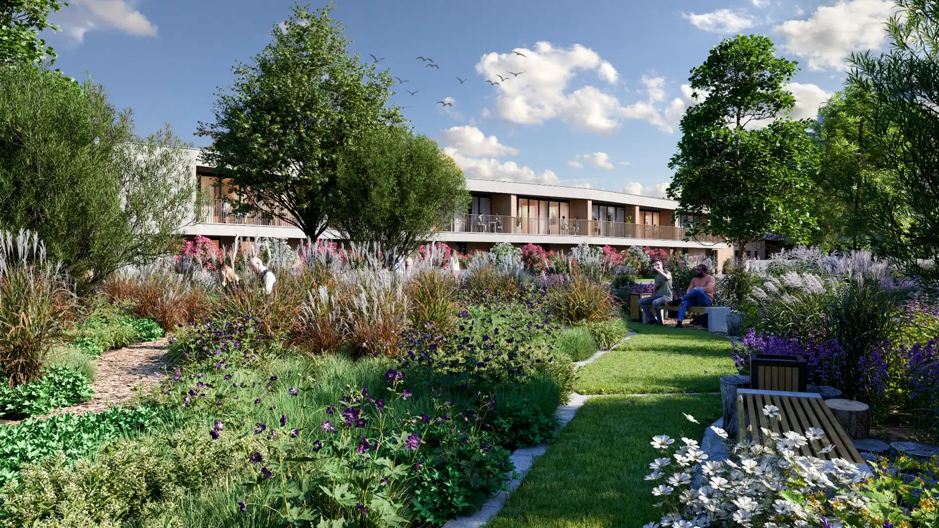 APPARTEMENT met terras, 83m², 2 slaapkamers - Res. Rongese-Park foto 4