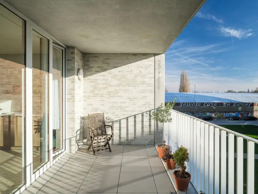 Luxueus 1-slaapkamerappartement met EPC A-score en zonnig terras aan de Nieuwe Dokken foto 2