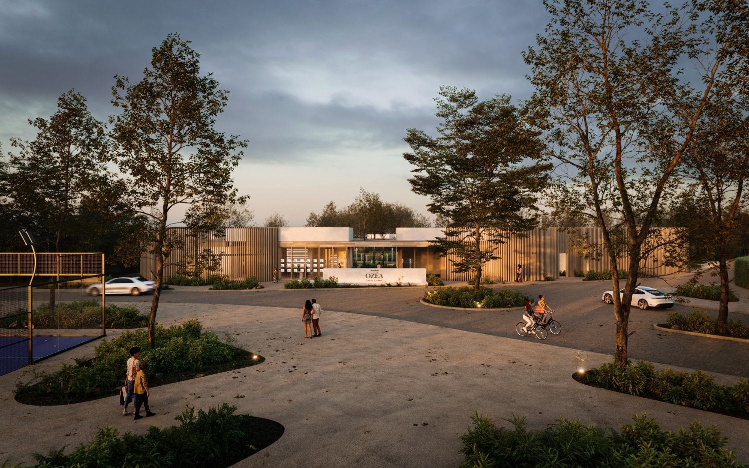 Nieuwbouwproject met vakantiewoningen en appartementen in een groene omgeving. foto 2