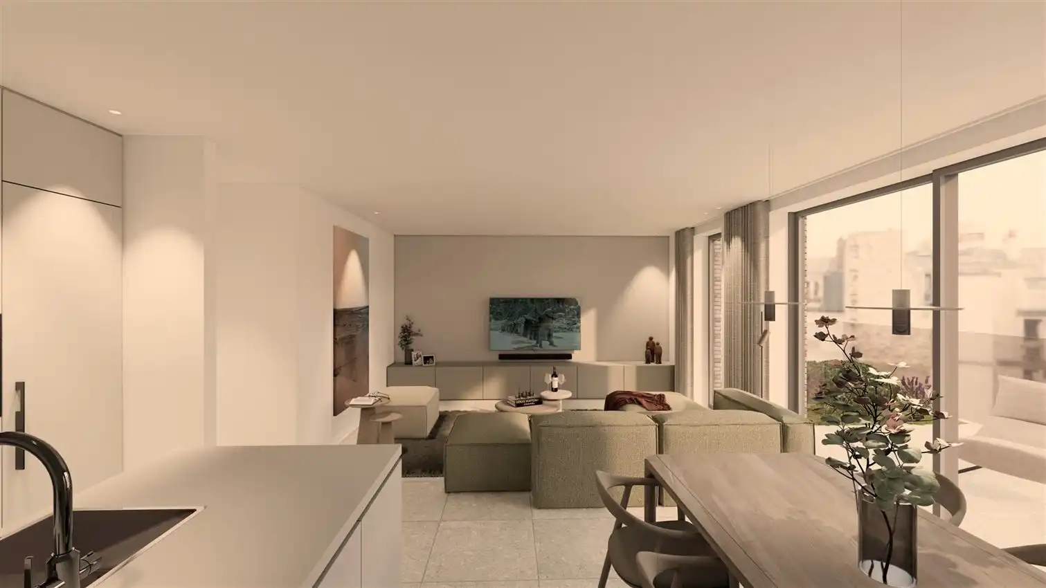 Comfortabel appartement met overdekt terrras en 2slk foto 11