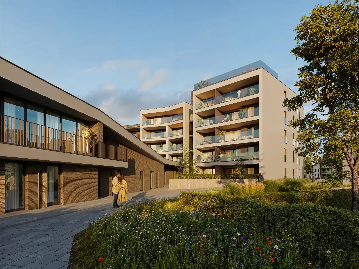 APPARTEMENT met terras, 83m², 2 slaapkamers - Res. Rongese-Park foto 3