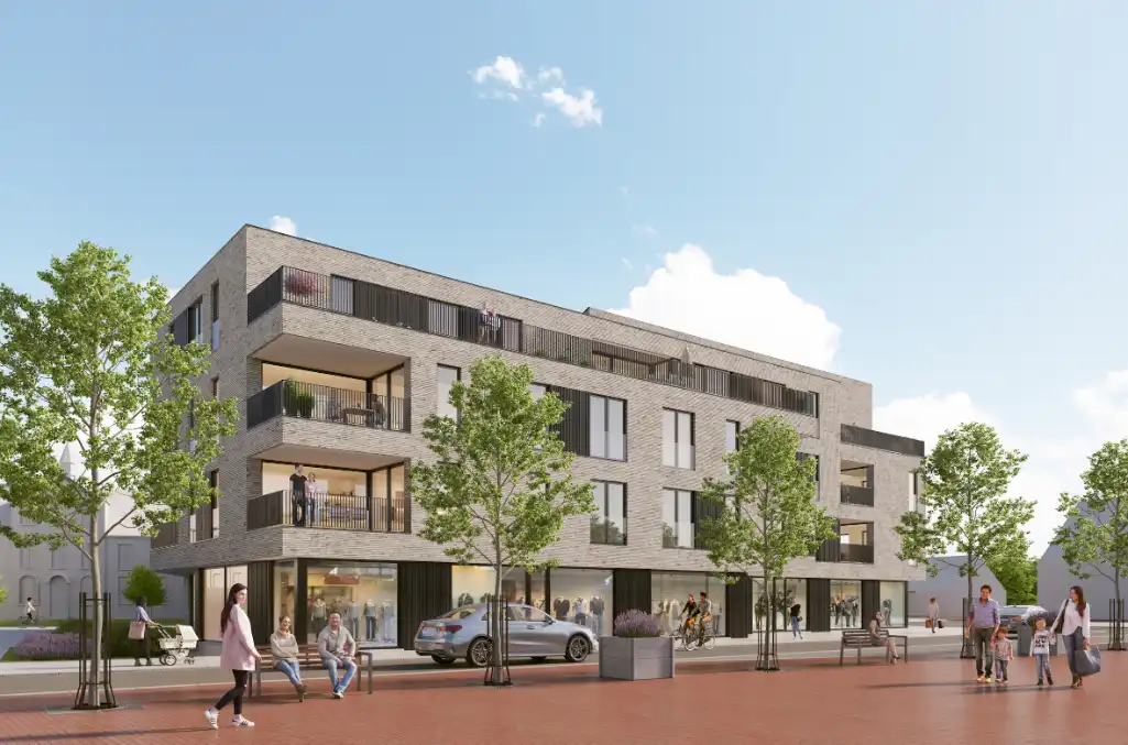 Centrum Izegem, 1 slpk appartement - 6% btw mogelijk foto {{pictureIndex}}