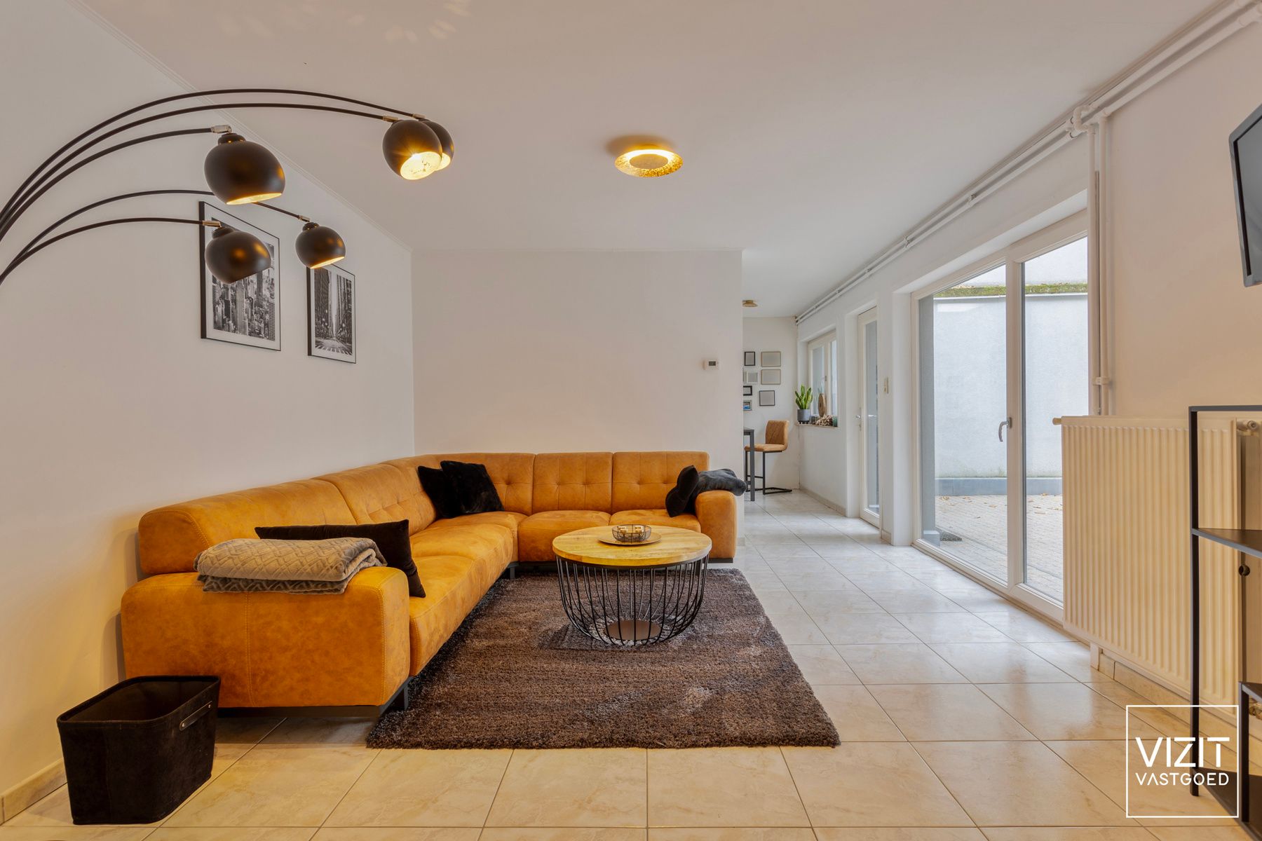Gelijkvloers appartement met ruime koer te centrum Ninove foto 6