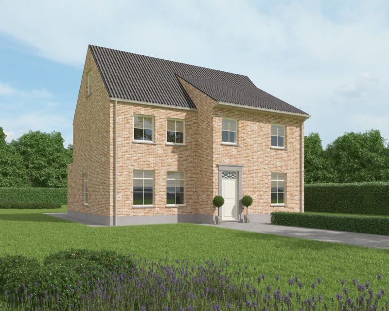 Nieuw te bouwen alleenstaande woning te Emelgem. foto {{pictureIndex}}
