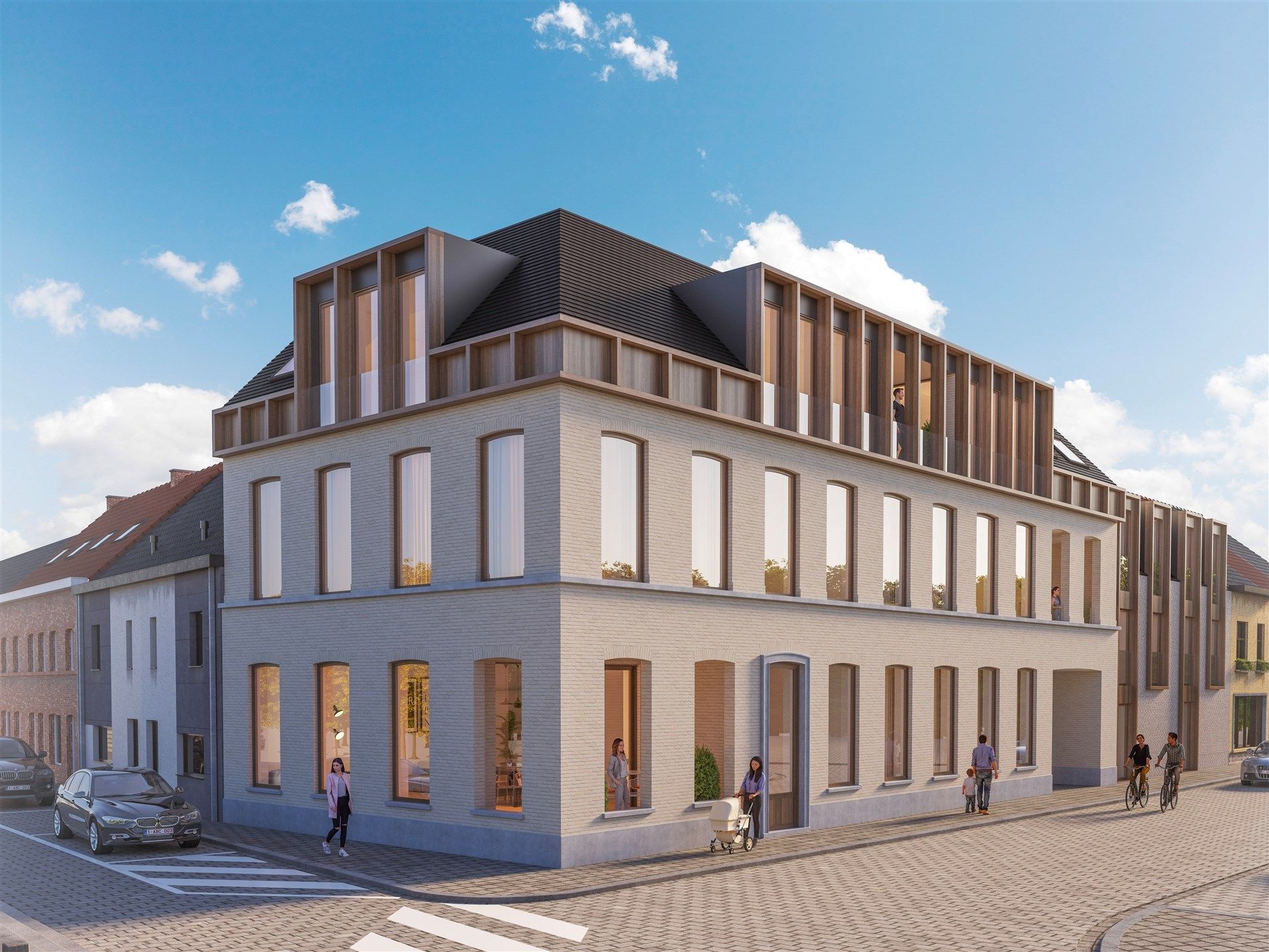 Groot gelijkvloersappartement in nieuwbouwproject De Passerelle foto {{pictureIndex}}