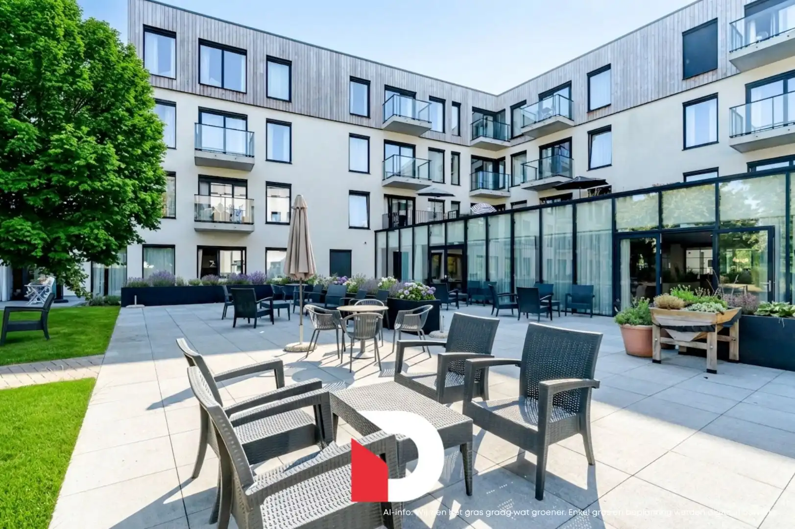  Volledig / modern uitgeruste service flat (nieuwbouw)  in een prachtige groene omgeving. foto 3