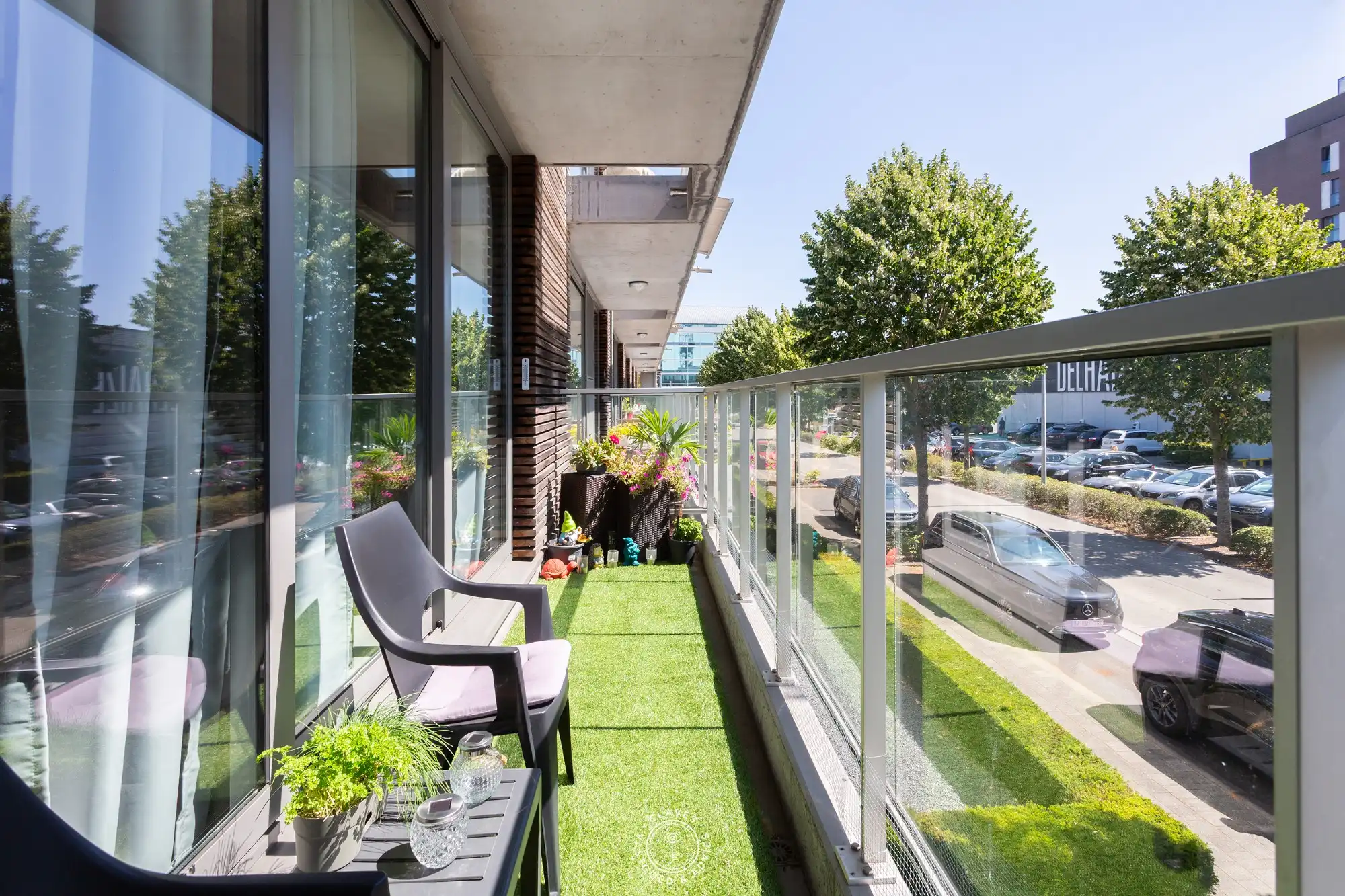 Goed gelegen appartement met terras, autostaanplaats en Scheldezicht foto 8