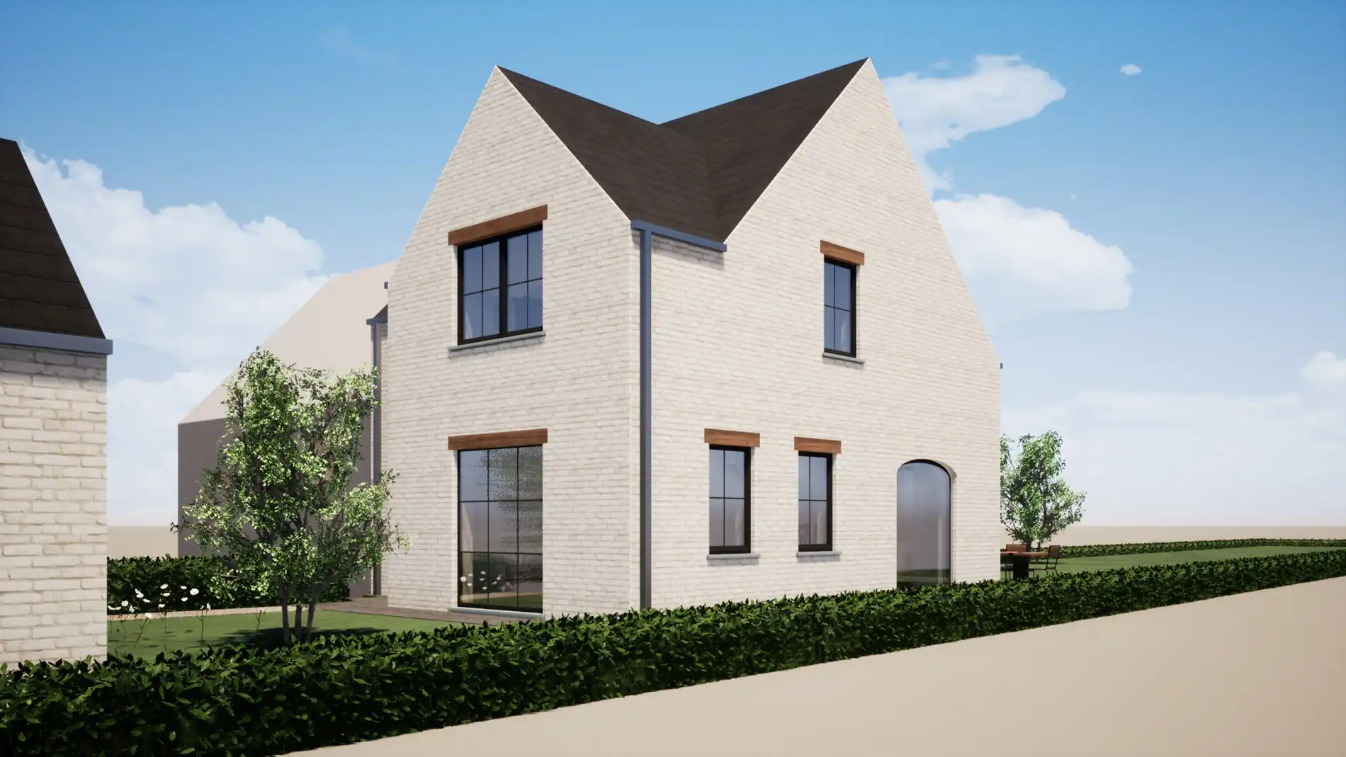 Ruime nieuwbouwwoning in landelijke setting te Kortemark foto 4