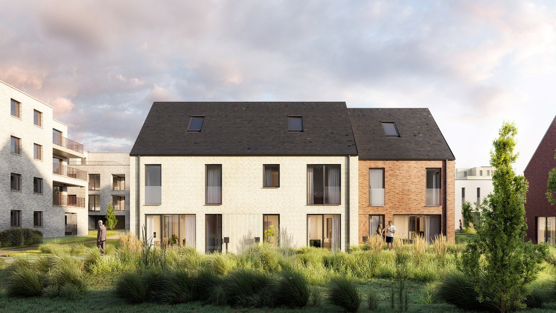 Gesloten gezinswoning met drie slaapkamers en tuin in Koningslo foto 5