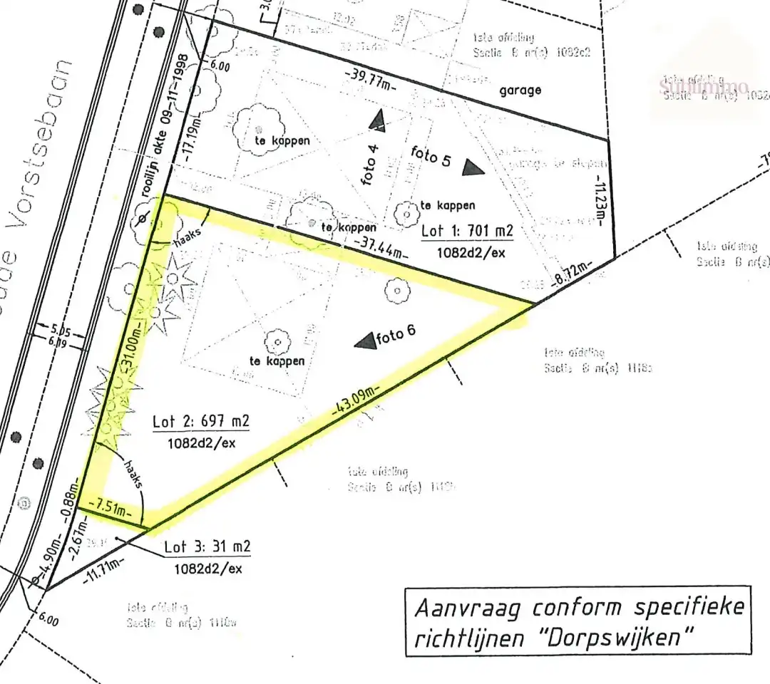 Bouwgrond te koop in Meerhout – 697 m² voor open bebouwing foto 5