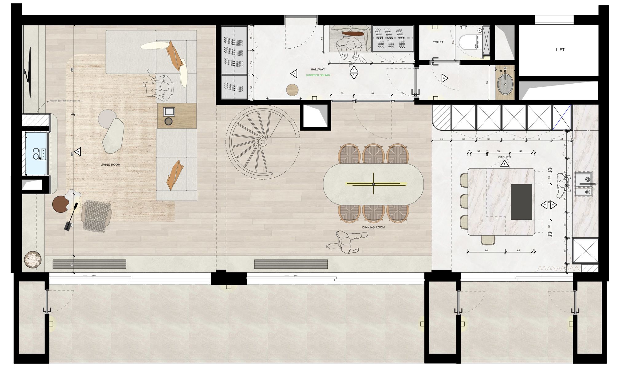 Prachtig triplex 4 slk. met mooie grote terrassen foto 25