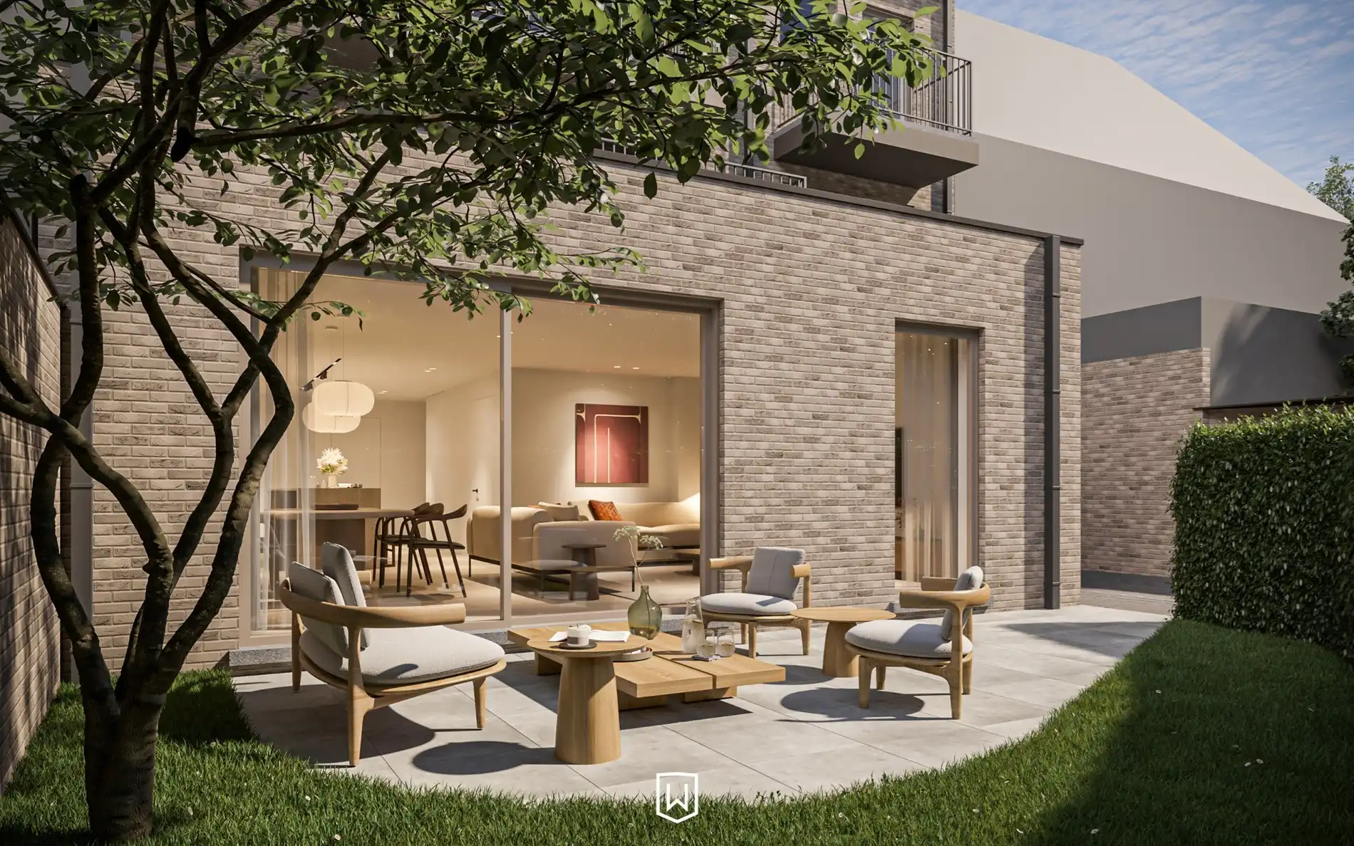 Nieuwbouw gelijkvloers appartement van 113 m² + terrassen foto 4