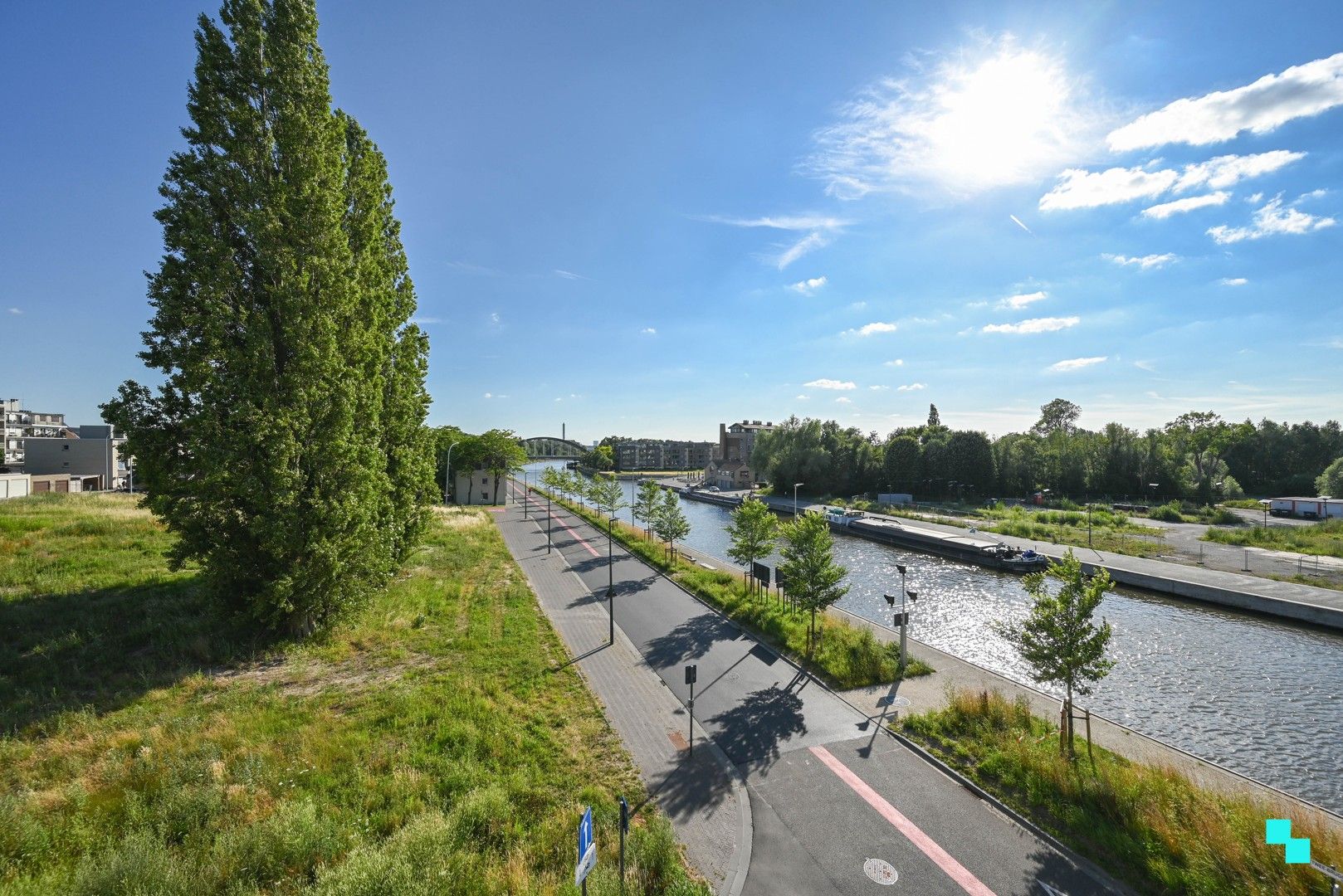 Geweldig hoekappartement met spectaculair panorama over de oevers van de Leie foto 11