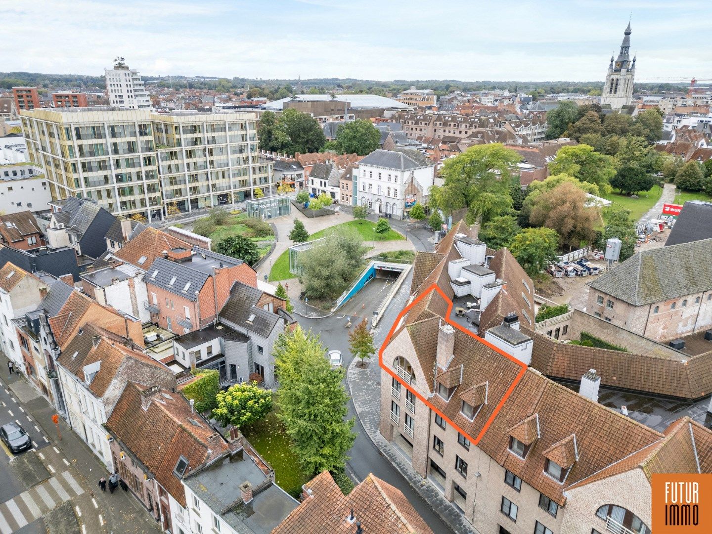 Instapklare penthouse mét parking op de Houtmarkt foto 3