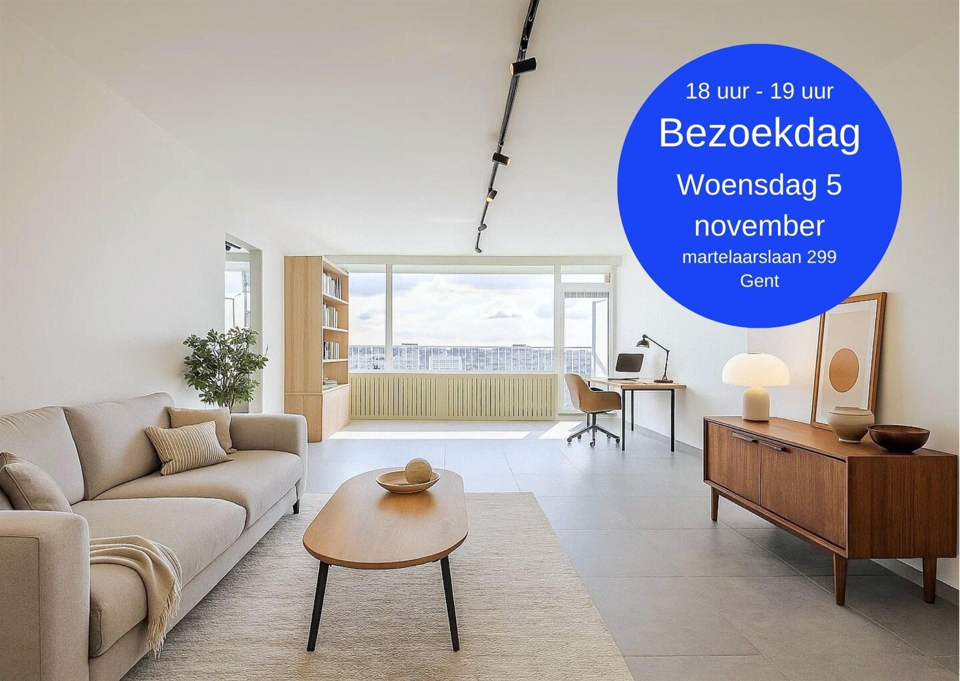 Gerenoveerd appartement met panoramisch zicht op Gent. foto {{pictureIndex}}