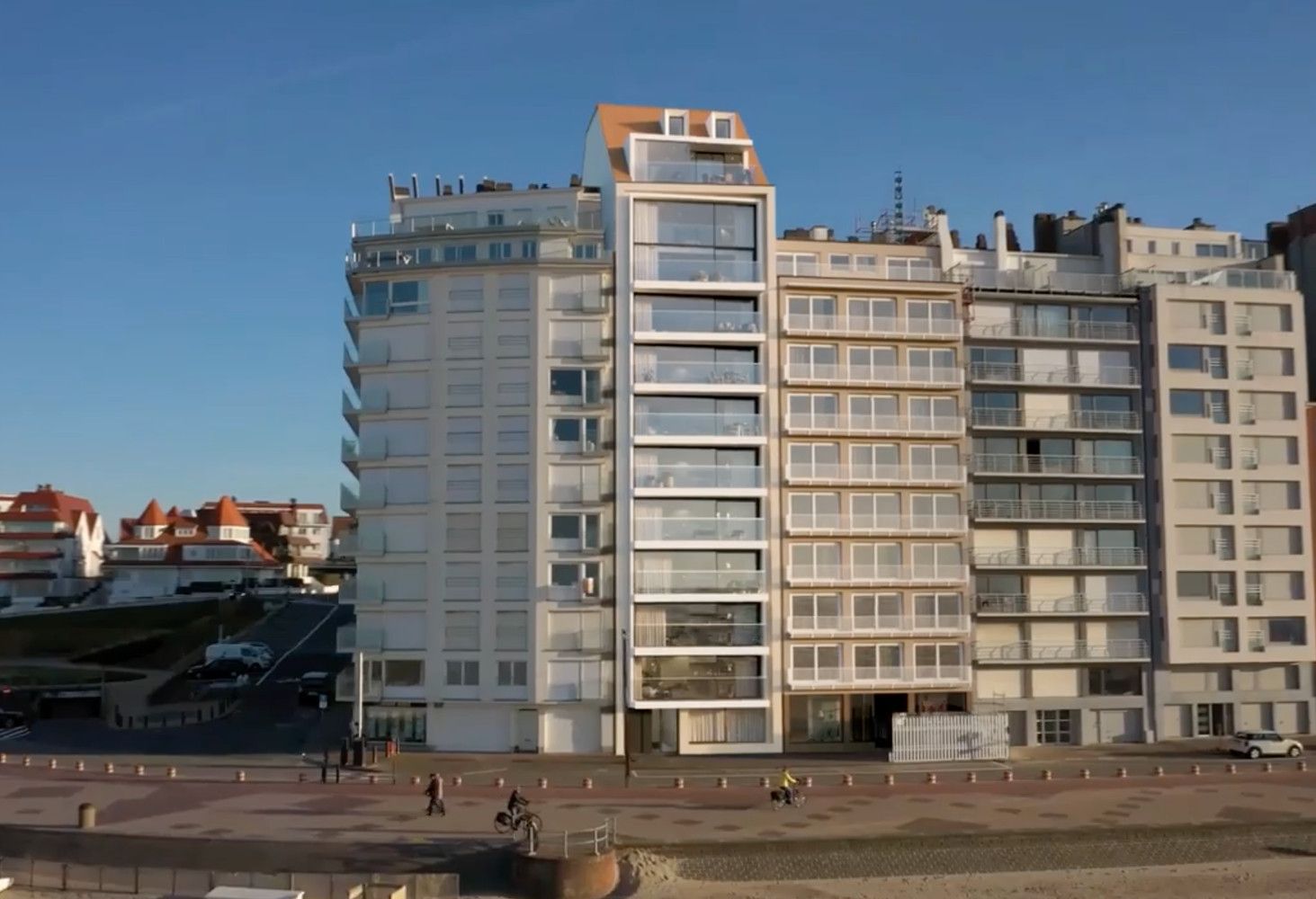 Uitzonderlijk breed - 1ste lijn zeezicht - appartement met 3 slaapkamers. Nieuwbouw foto 5