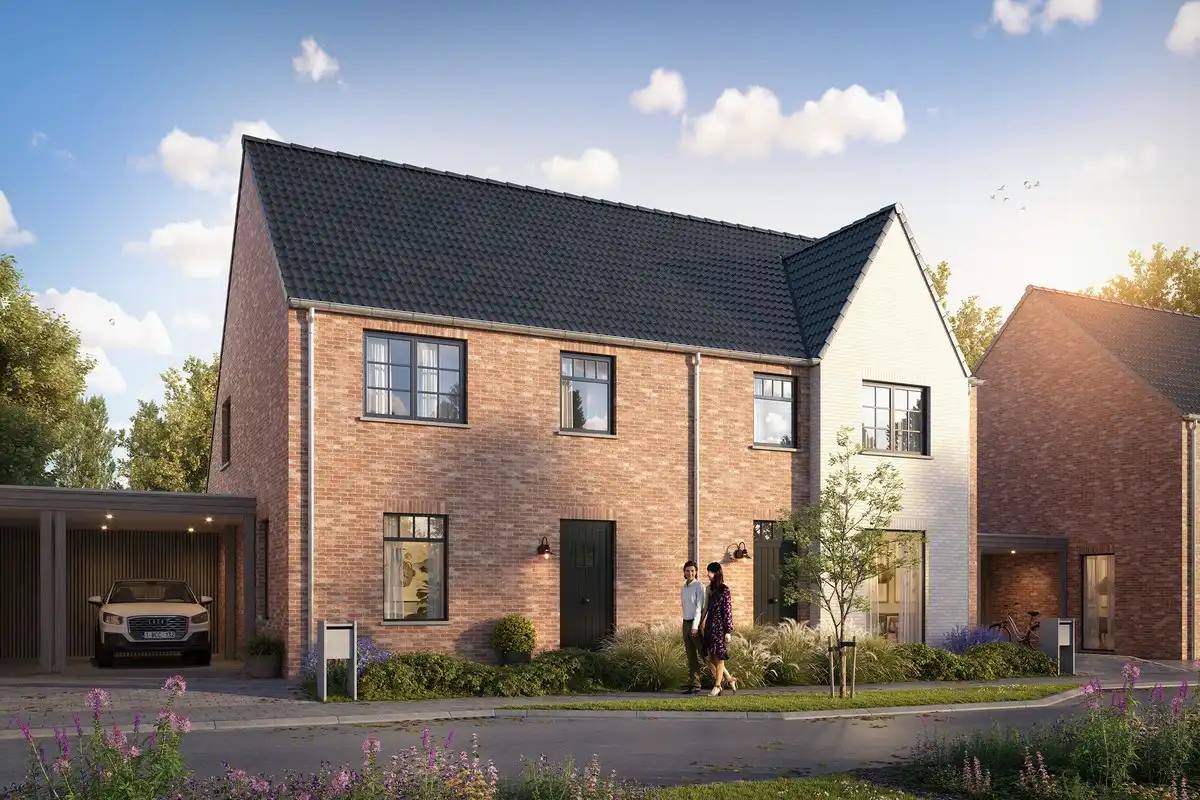 Energiezuinig wonen op een toplocatie in Oedelem foto {{pictureIndex}}