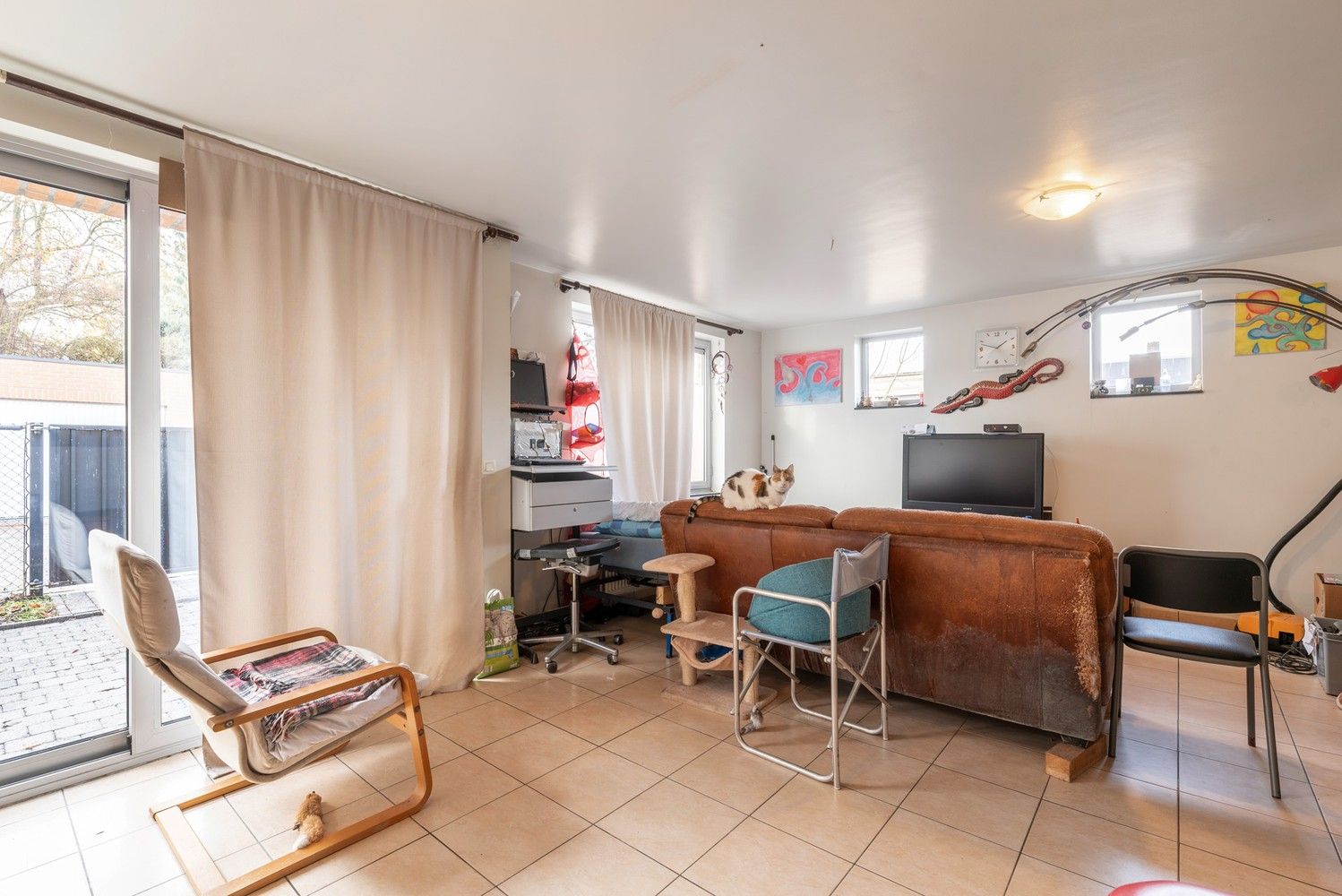 Gelijkvloers appartement met terras met tuintje ! foto 9