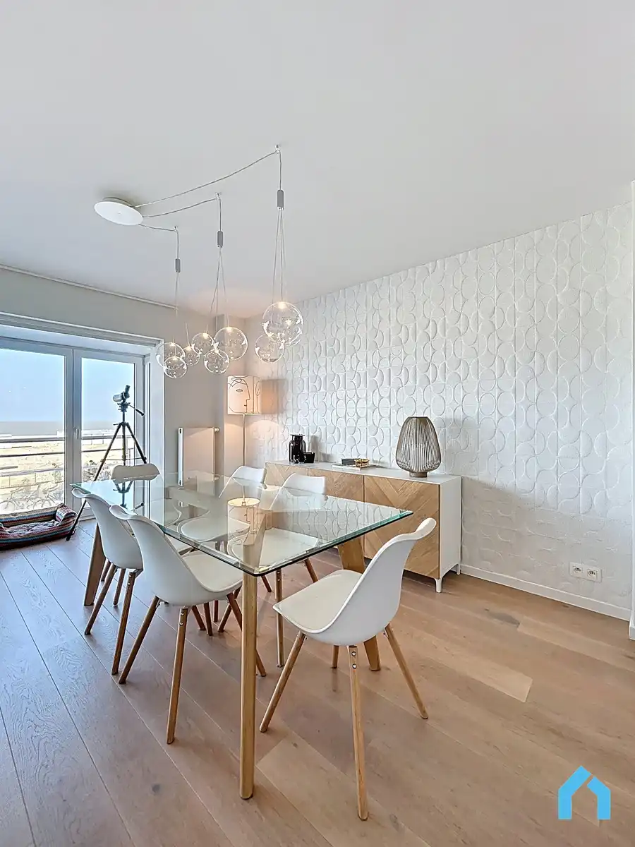 Luxe appartement met sublieme afwerking en frontaal zeezicht te huur! foto 12