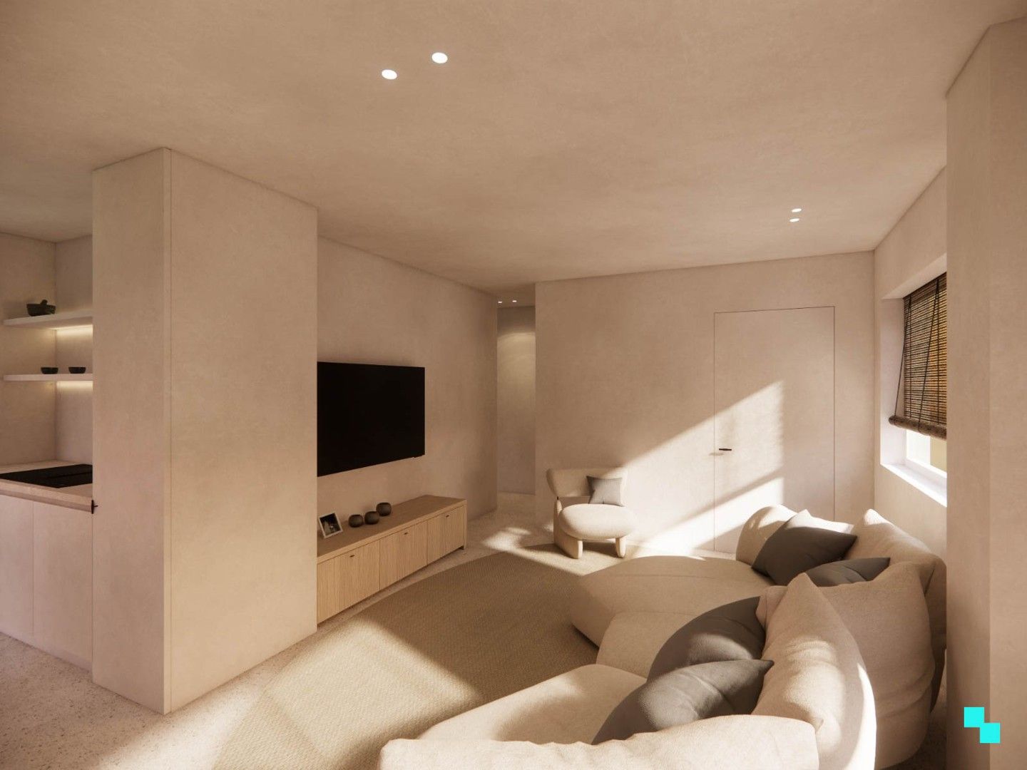 Volledig gerenoveerde woning met zicht op de velden foto 8