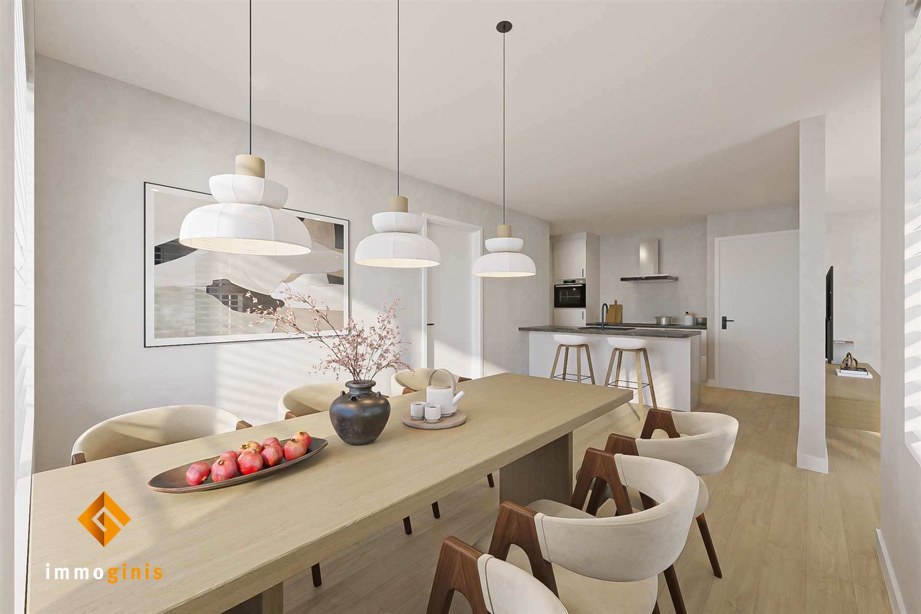 Zeer ruim appartement (tweede verdieping) met 1 slaapkamer en dressing. foto 5