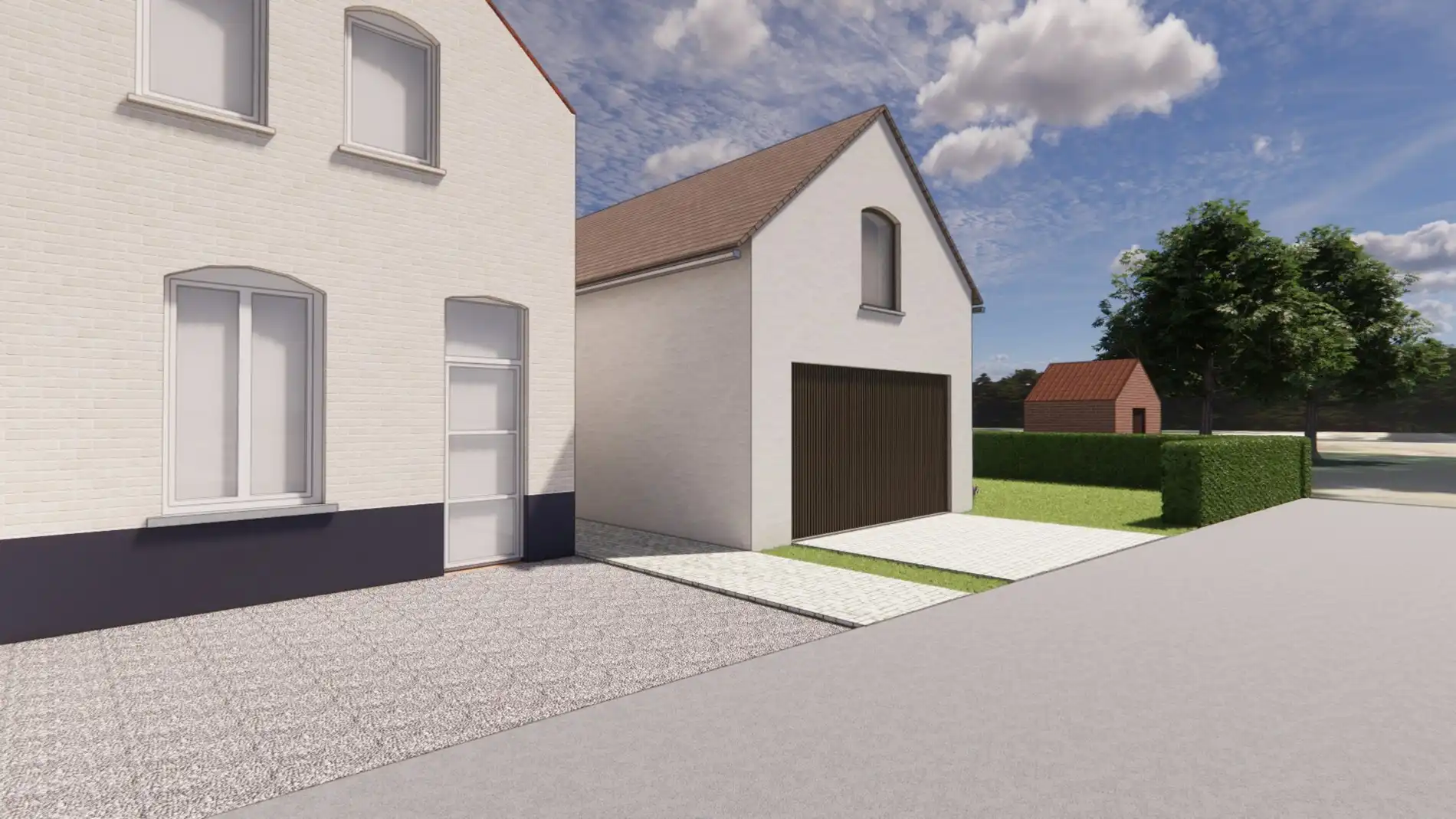 Bouwgrond van 403 m² mét vergund architecturaal woonproject in hartje Lauwe! foto 7