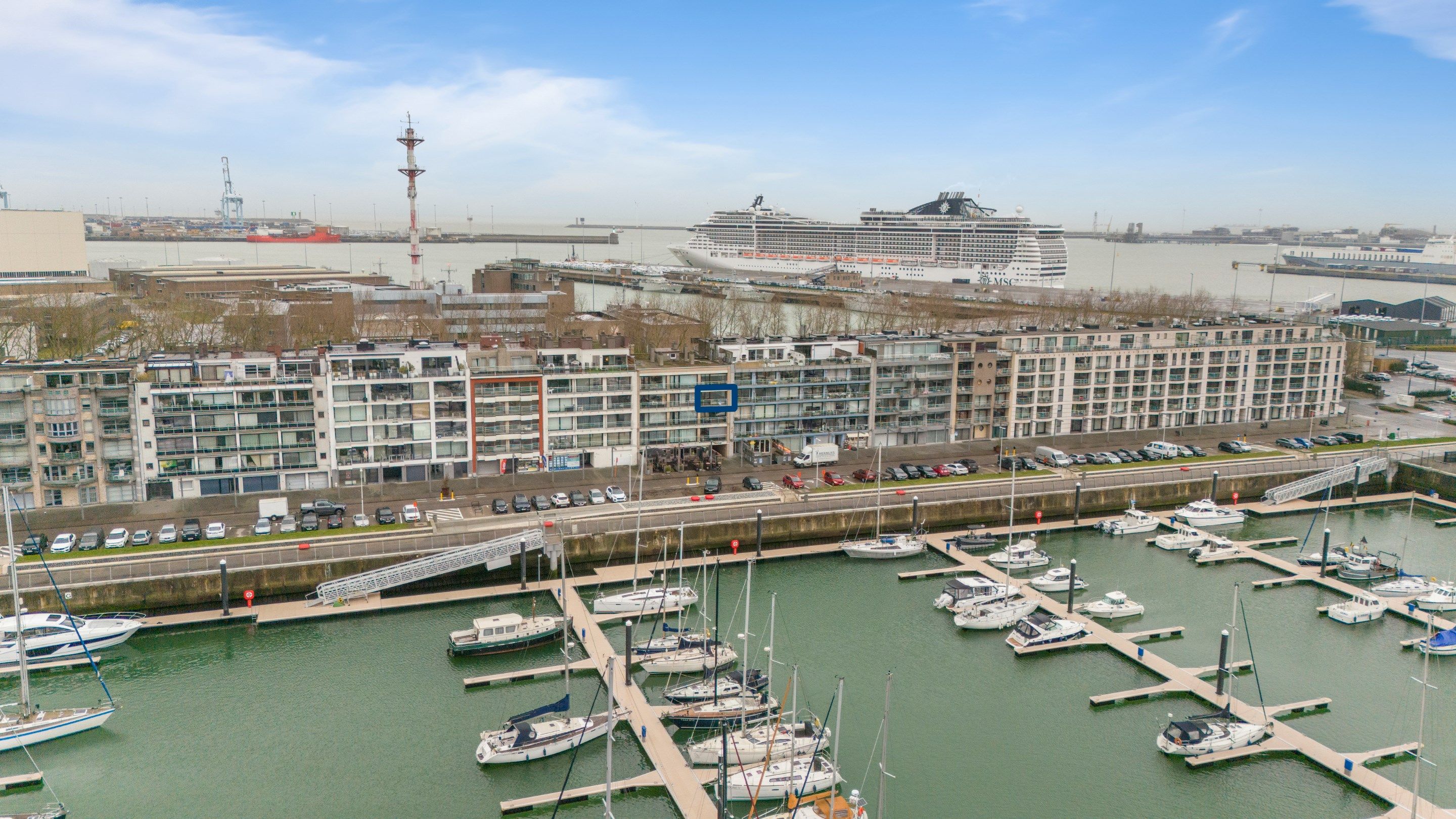 Interessant appartement met prachtig uitzicht te Zeebrugge foto {{pictureIndex}}