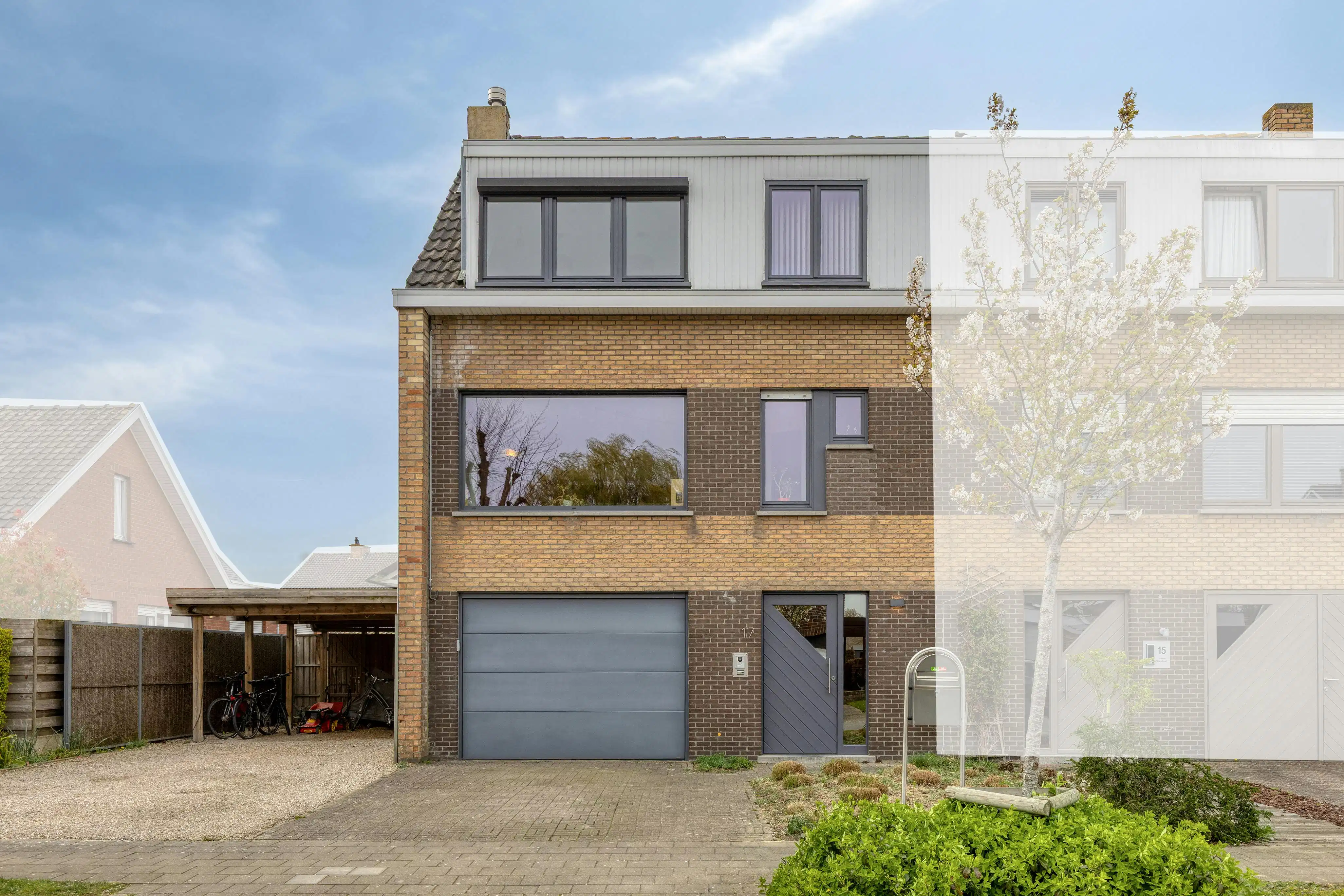 Halfopen woning te koop in doodlopende straat te St-Michiels foto {{pictureIndex}}