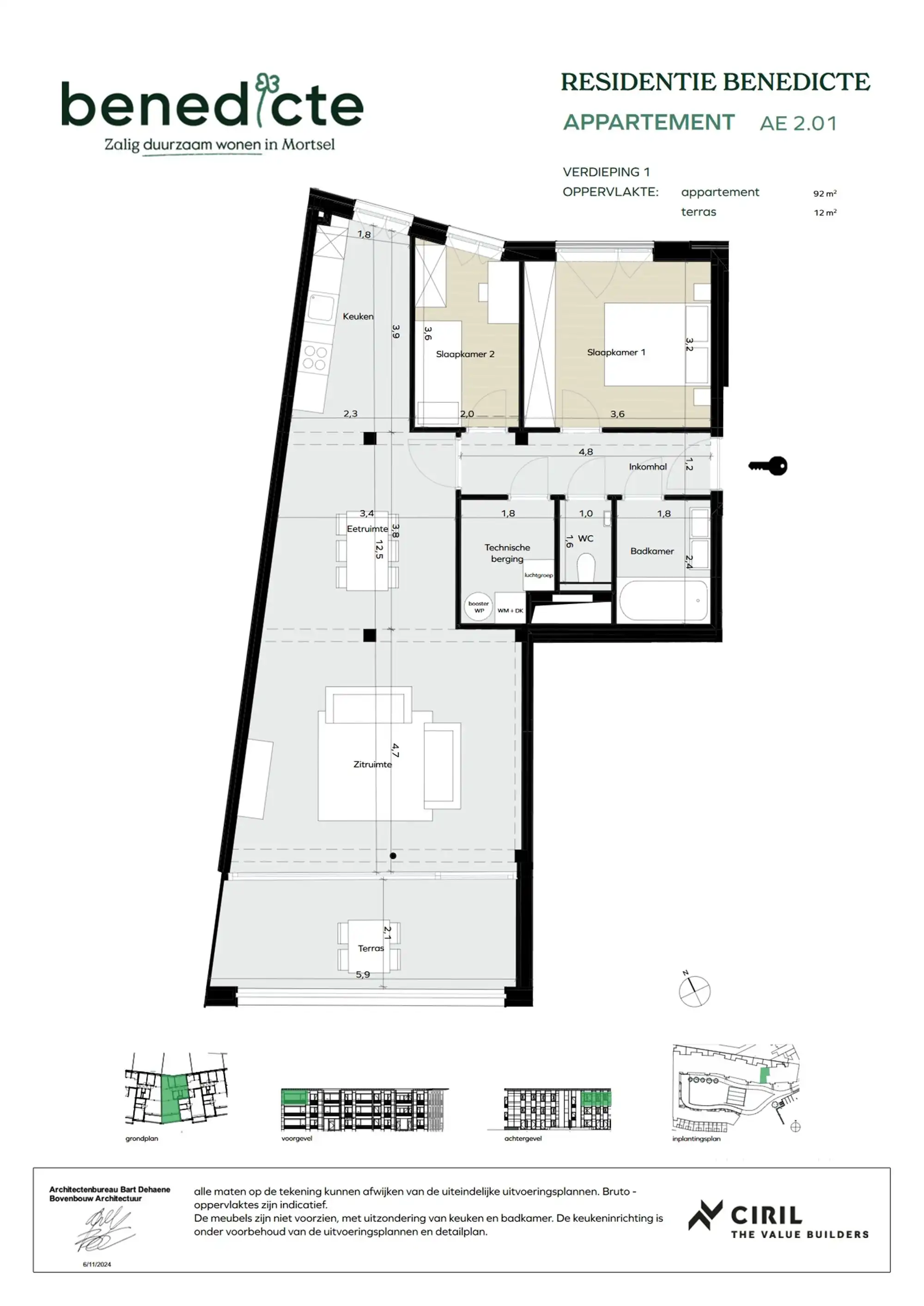 Appartement met terras foto 15