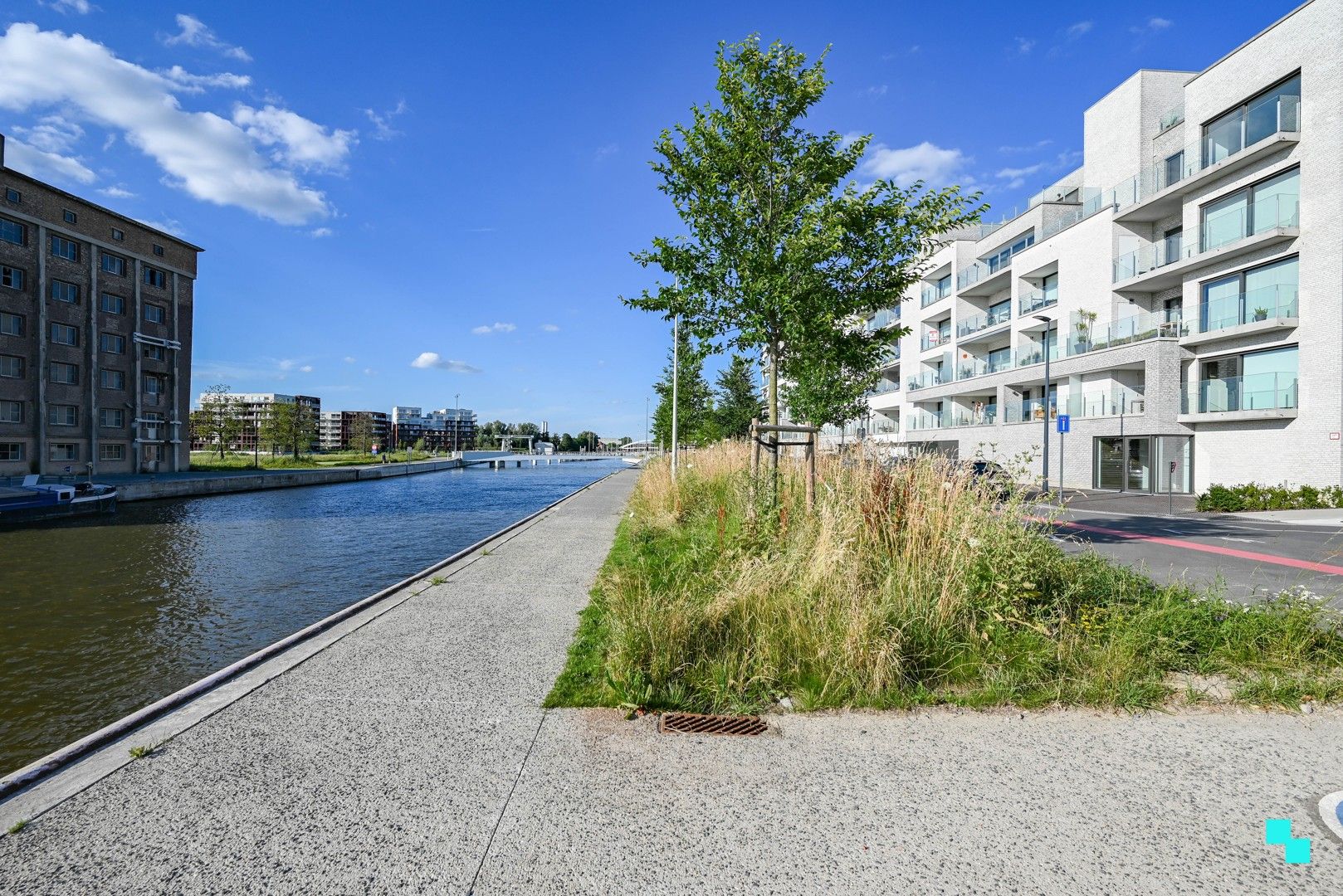 Geweldig hoekappartement met spectaculair panorama over de oevers van de Leie foto 2