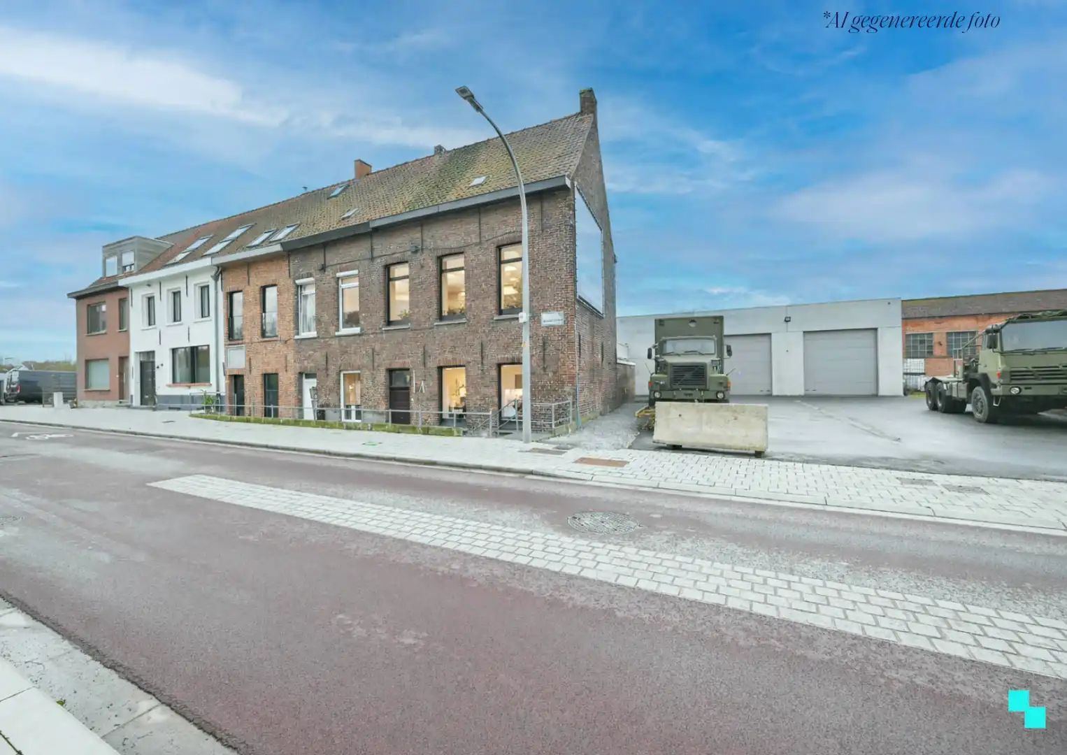 Hoofdfoto van de publicatie: Ruime te renoveren halfopen bebouwing te Bissegem