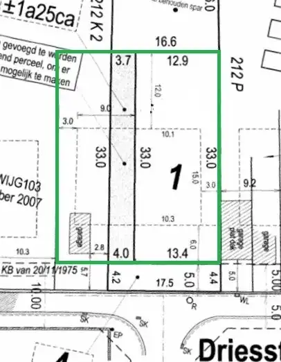 Unieke grond voor 2 halfopen woningen in Wijgmaal foto 2