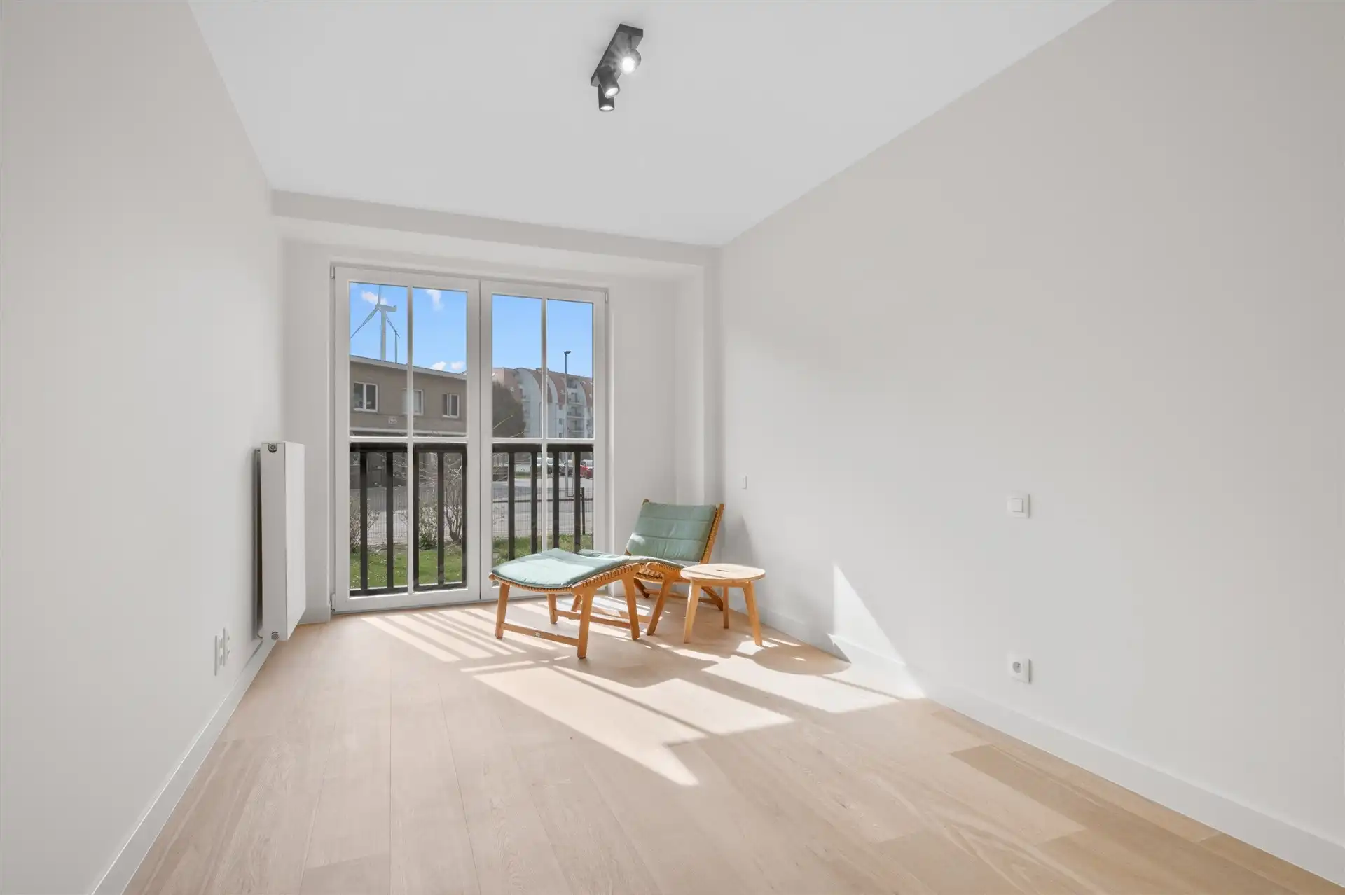 Prachtig gelijkvloers hoekappartement met 2 slpks foto 7