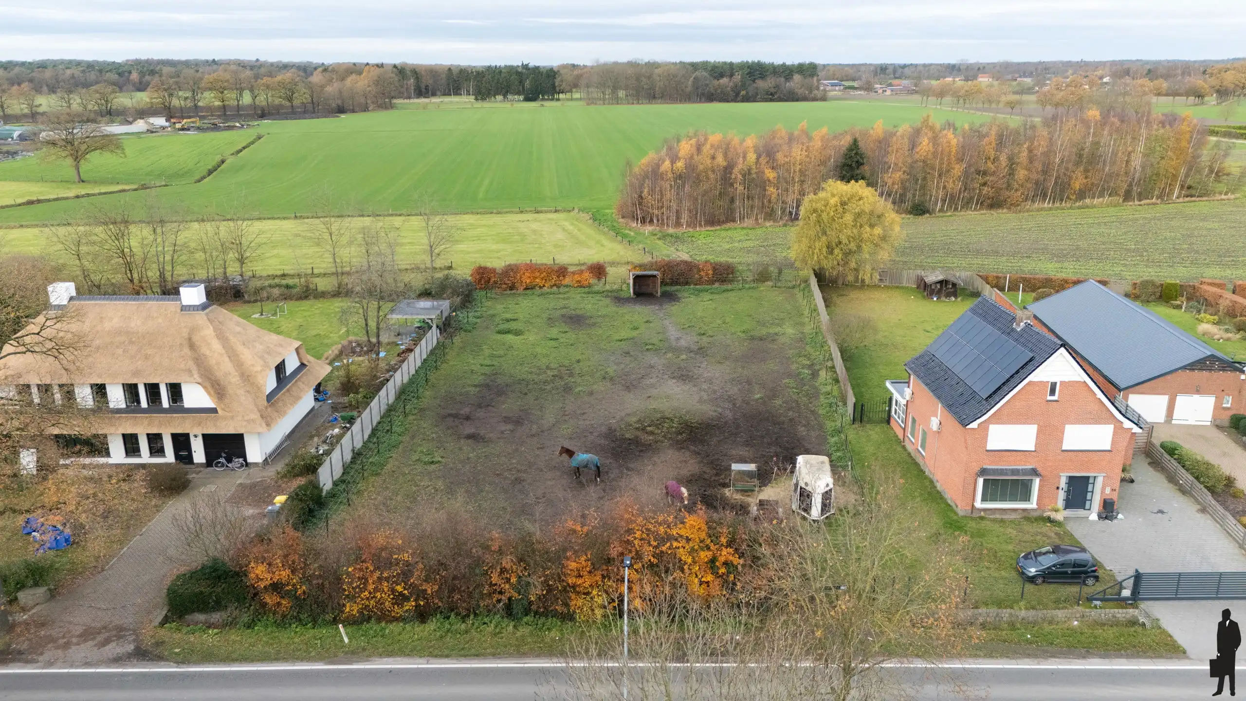 Bouwgrond van 1.069m² met uitzicht op weilanden LOT 1 foto 3