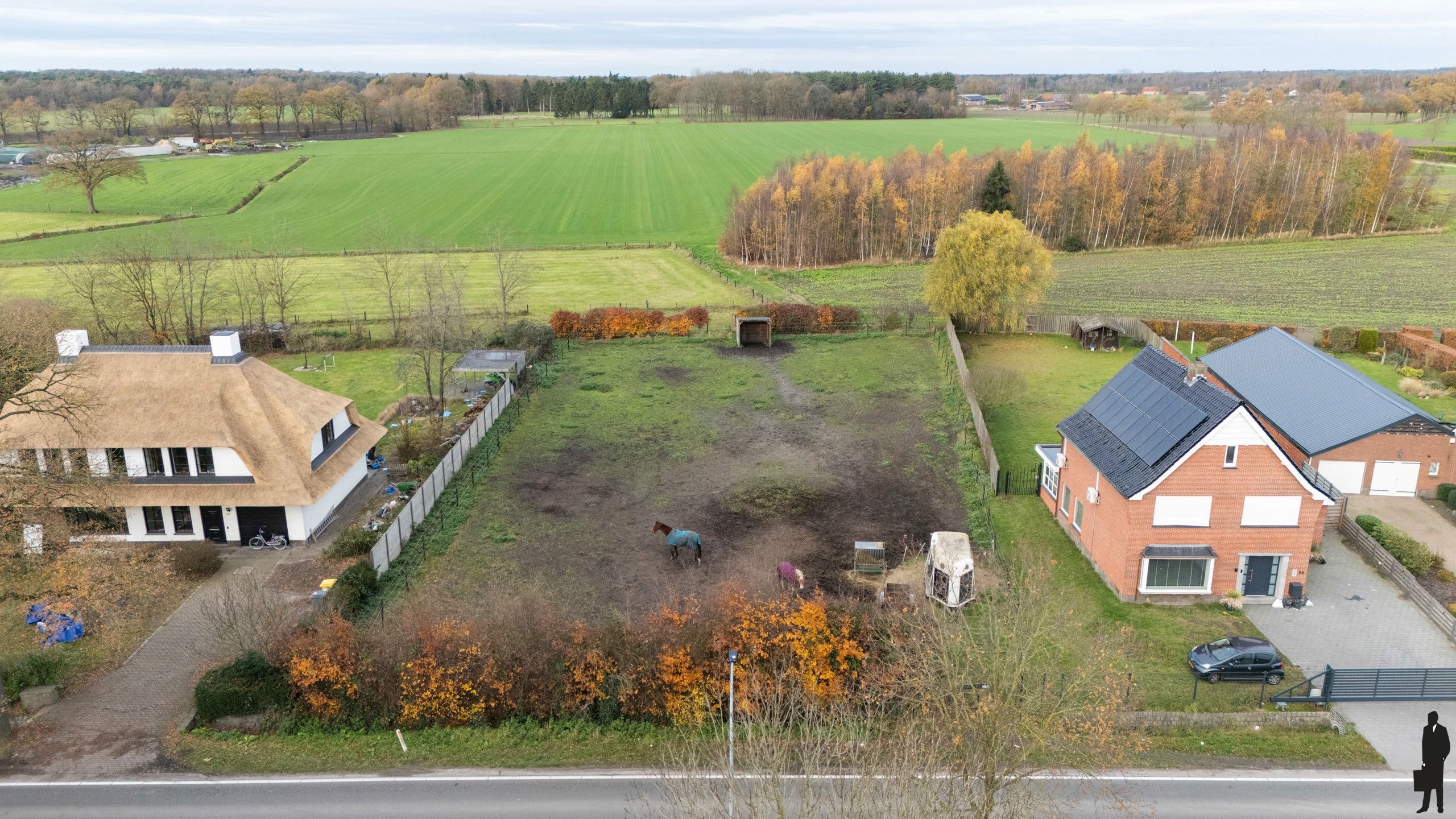 Bouwgrond van 1.069m² met uitzicht op weilanden LOT 1 foto 3