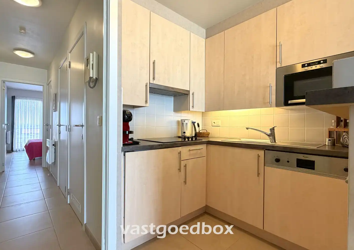 Instapklaar 1 slaapkamer appartement met frontaal zeezicht - Raversijde, Oostende foto 6