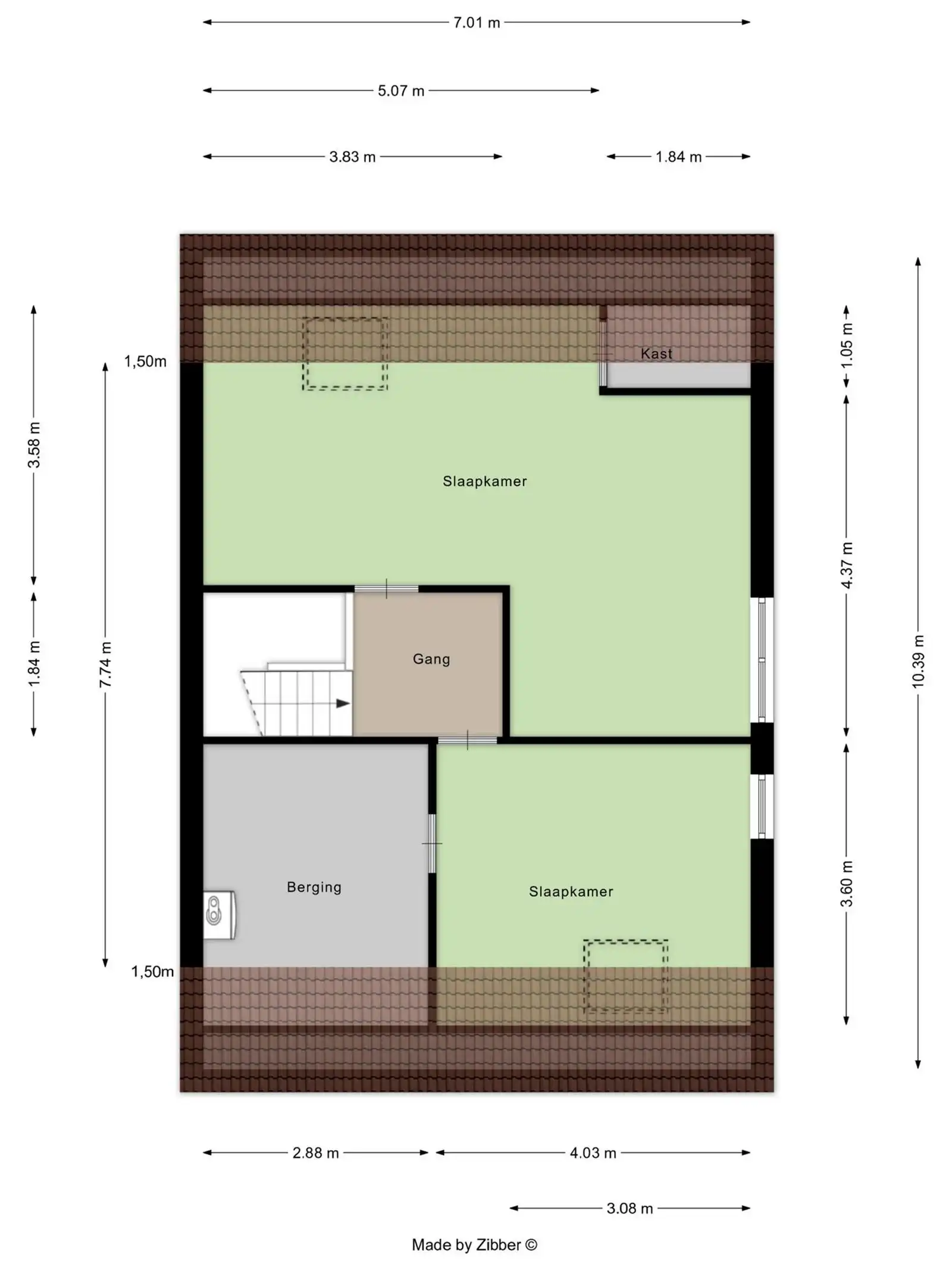 Halfopen bewouwing 5 slaapkamers met tuin  foto 20