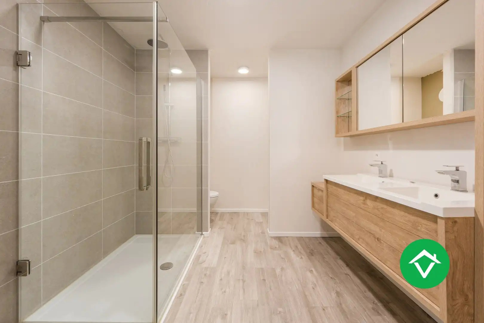 Instapklare energiezuinige woning (2018) met garage en tuin in Zevekote foto 12